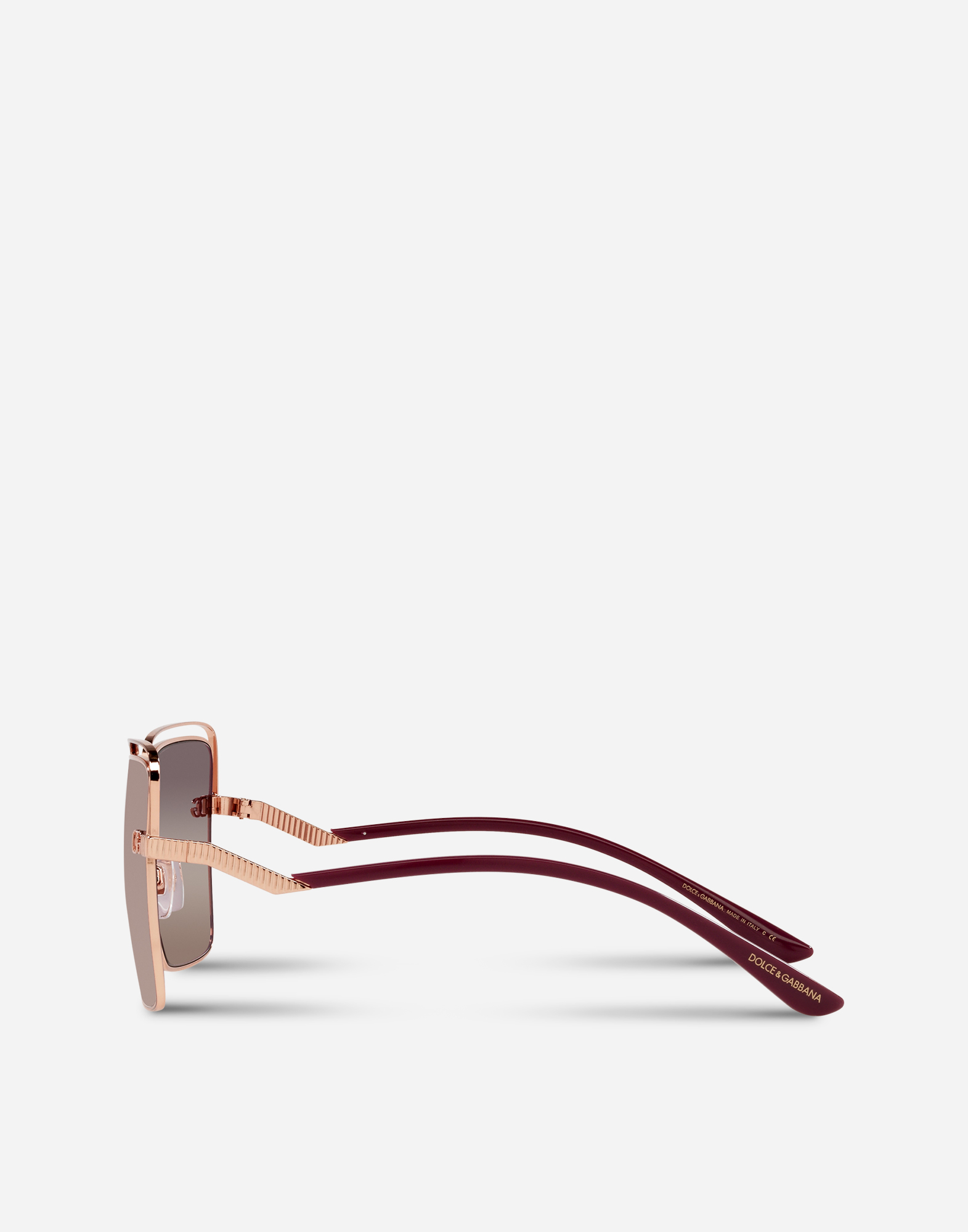 Women S Sunglasses In Pink Gold Dg Pin Sunglasses Dolce Gabbana