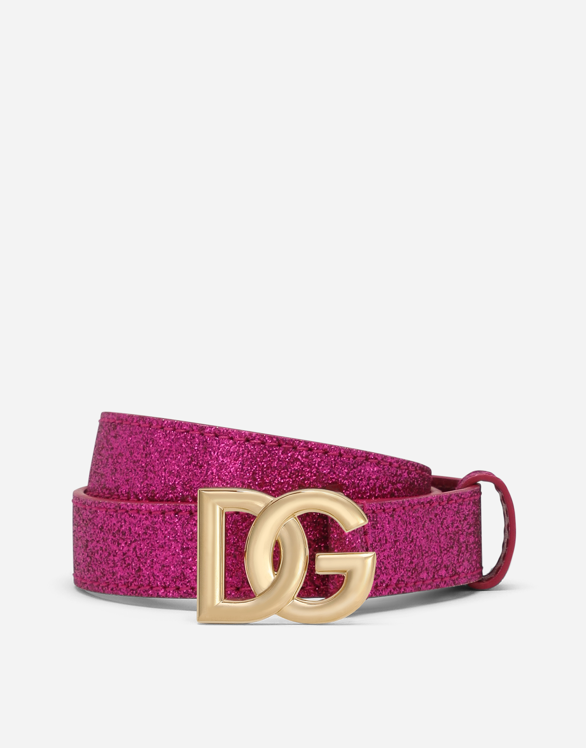 女童桃红DG logo belt | Dolce&Gabbana®