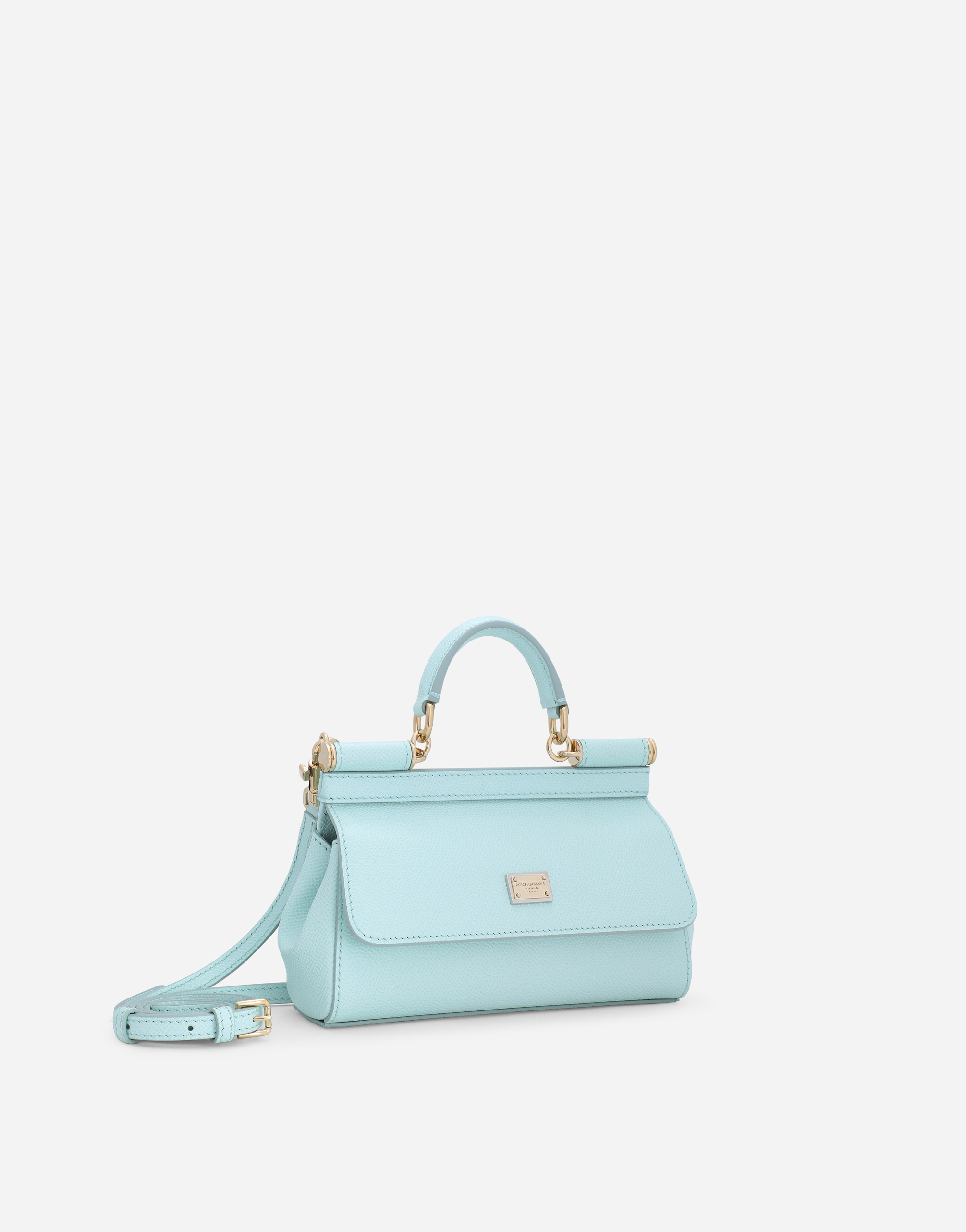 Small Sicily handbag in Azure for Women | Dolce&Gabbana®