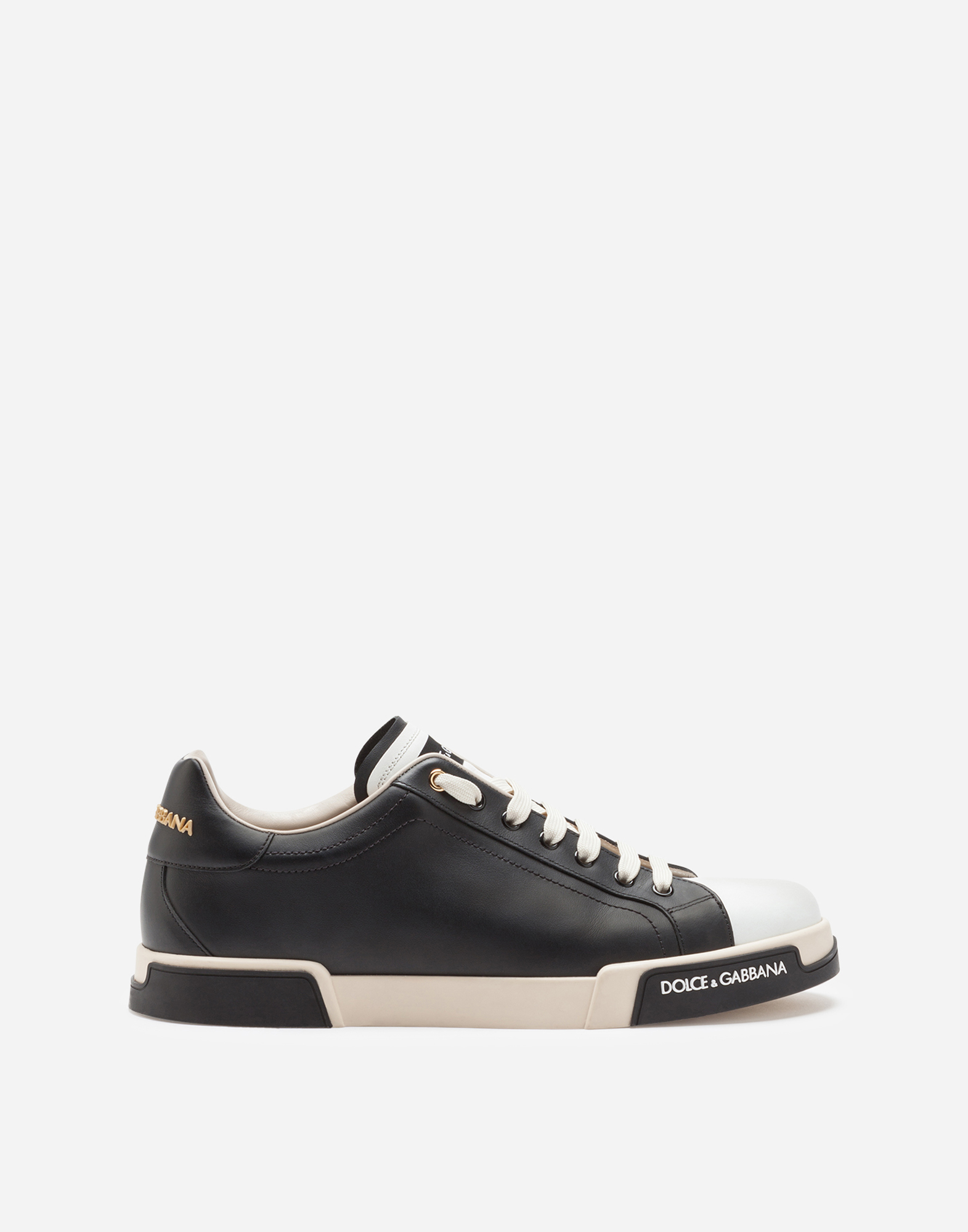 dolce & gabbana calfskin nappa portofino sneakers