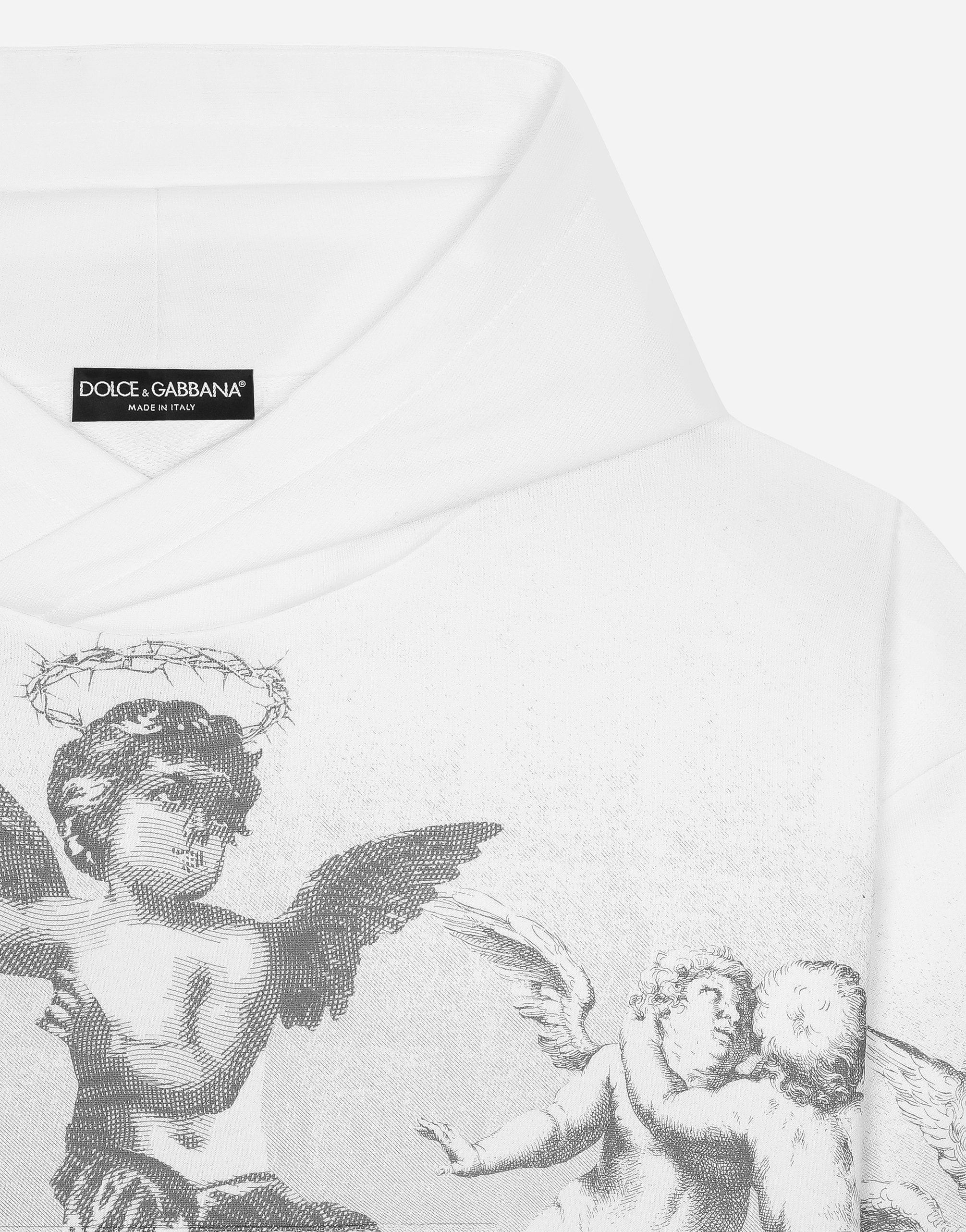 Dolce and shop gabbana angel hoodie