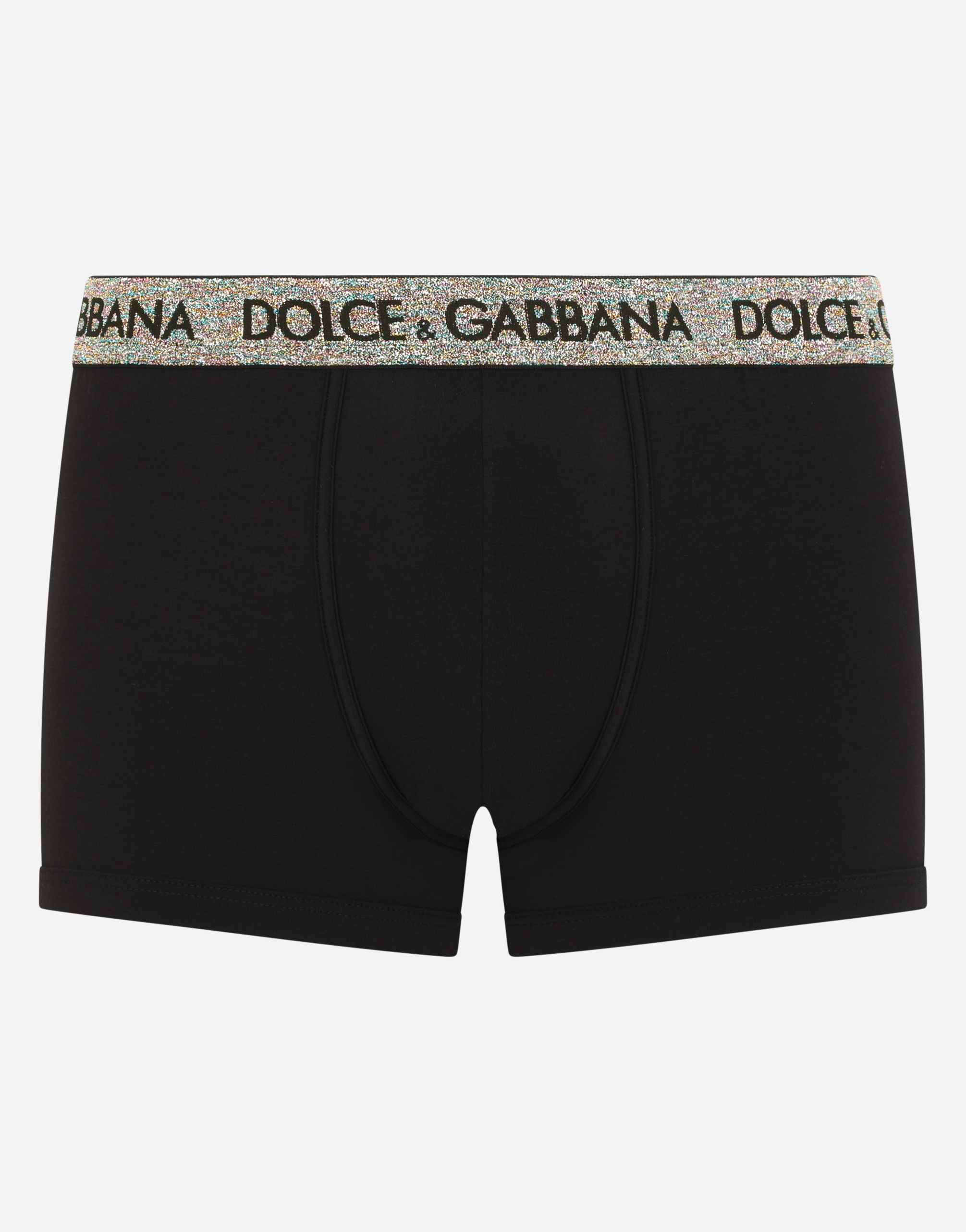 Stretch jersey boxers in Multicolor for Men | Dolce&Gabbana®