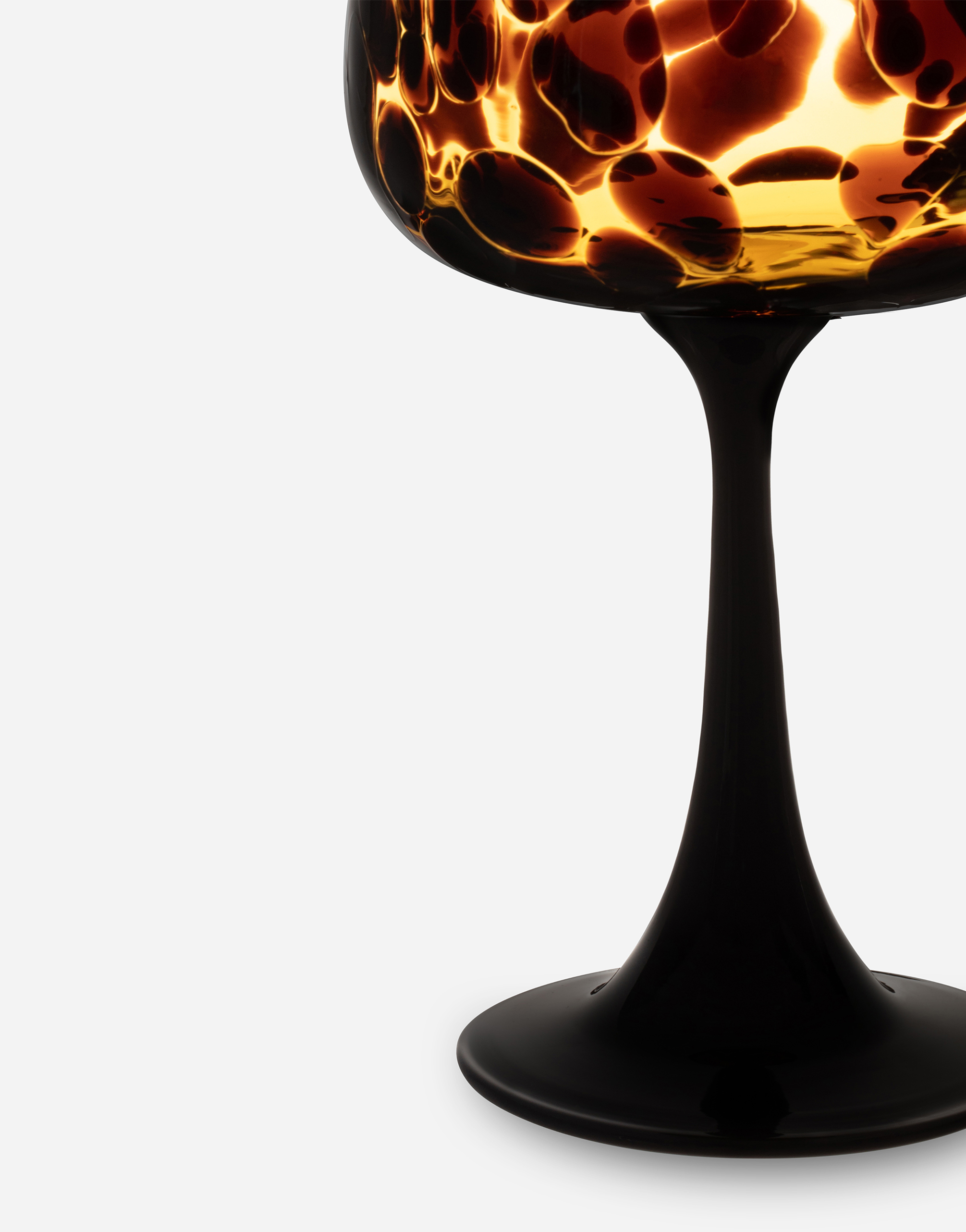 Dolce & Gabbana Casa Leopard Murano Wine Glass