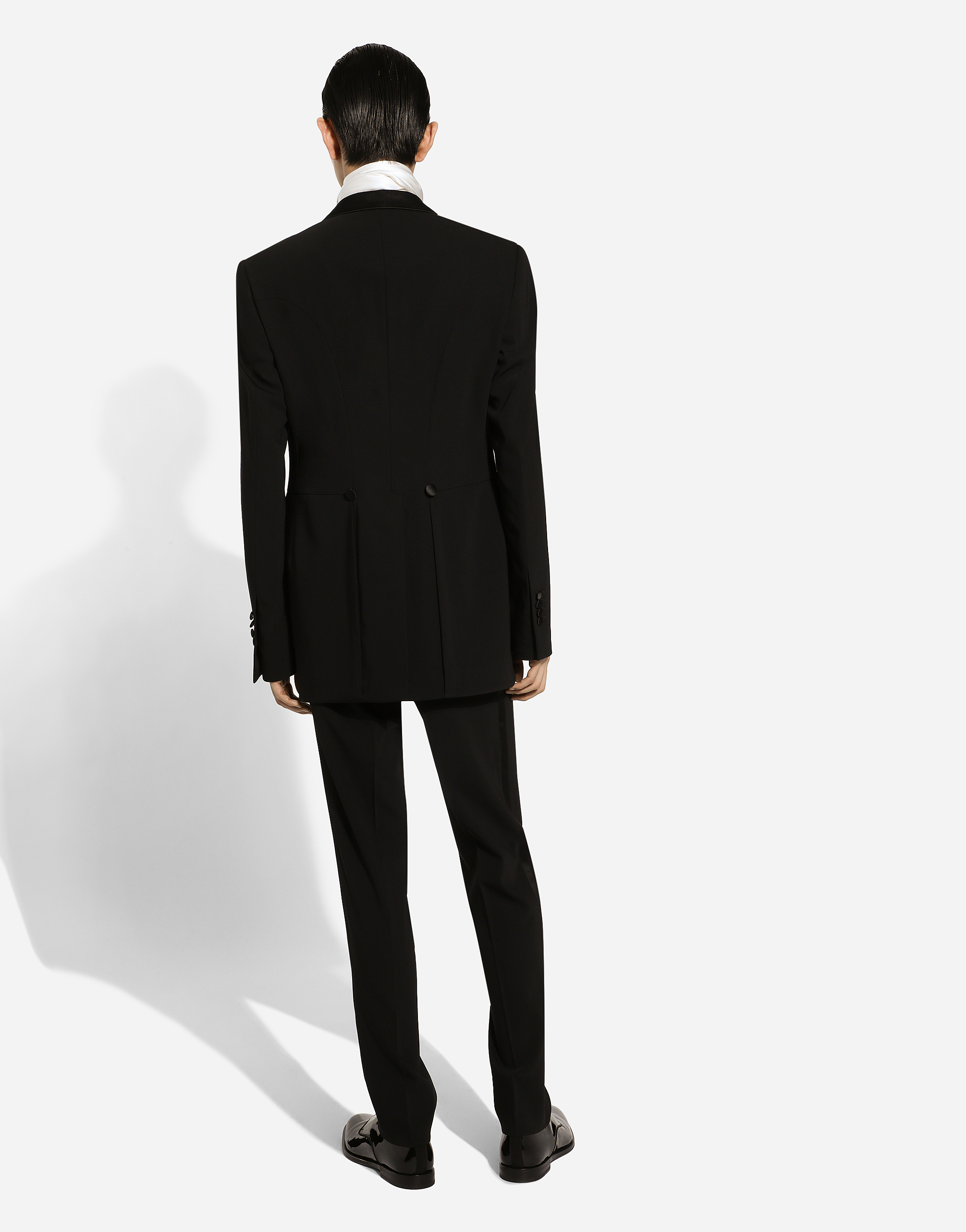 Shop Dolce & Gabbana Single-breasted Tuxedo Suit In Black