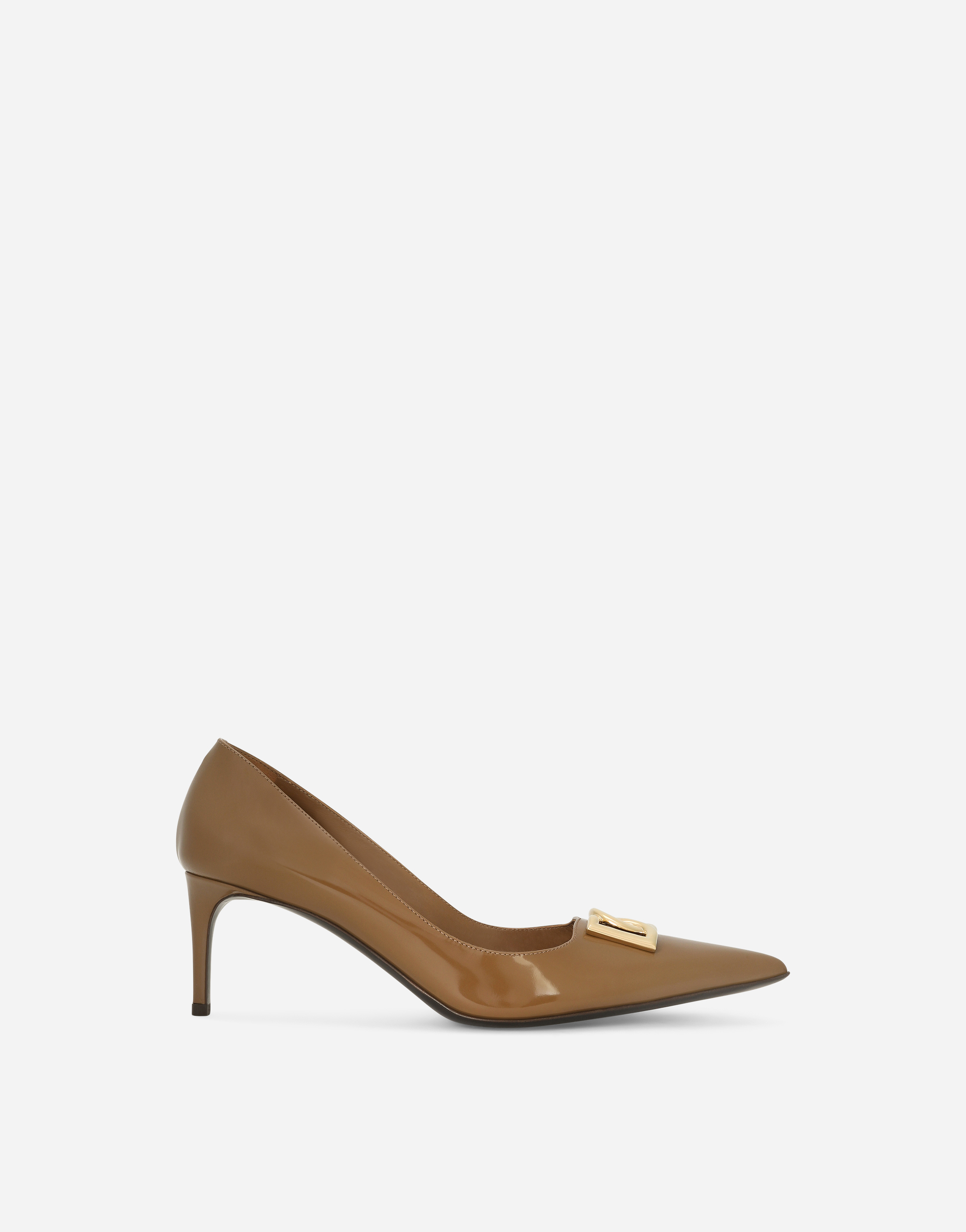 女士棕小牛皮高跟鞋| Dolce&Gabbana®