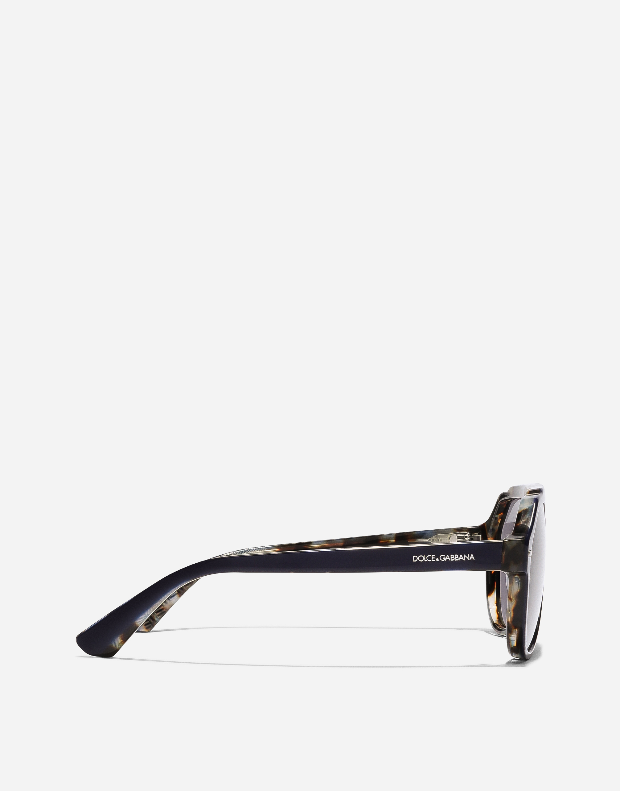 Shop Dolce & Gabbana Lusso Sartoriale Sunglasses In Blue
