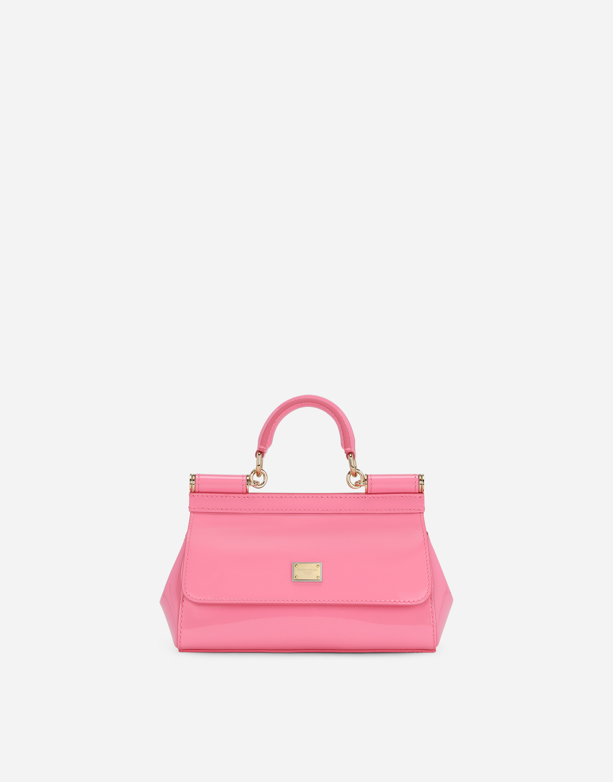 Dolce & Gabbana Hand Bag From The Sicily Line In Medium Size in Pink