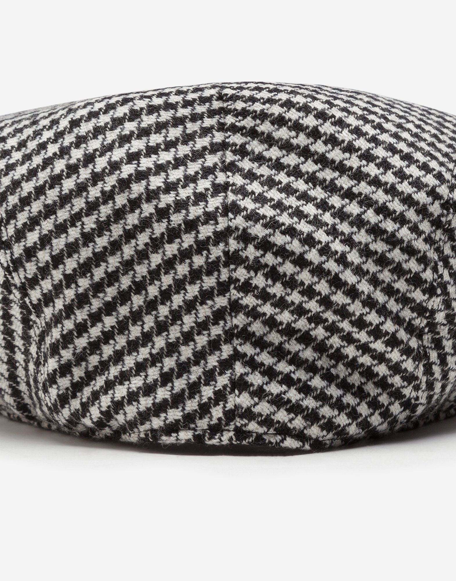 Houndstooth flat hot sale cap