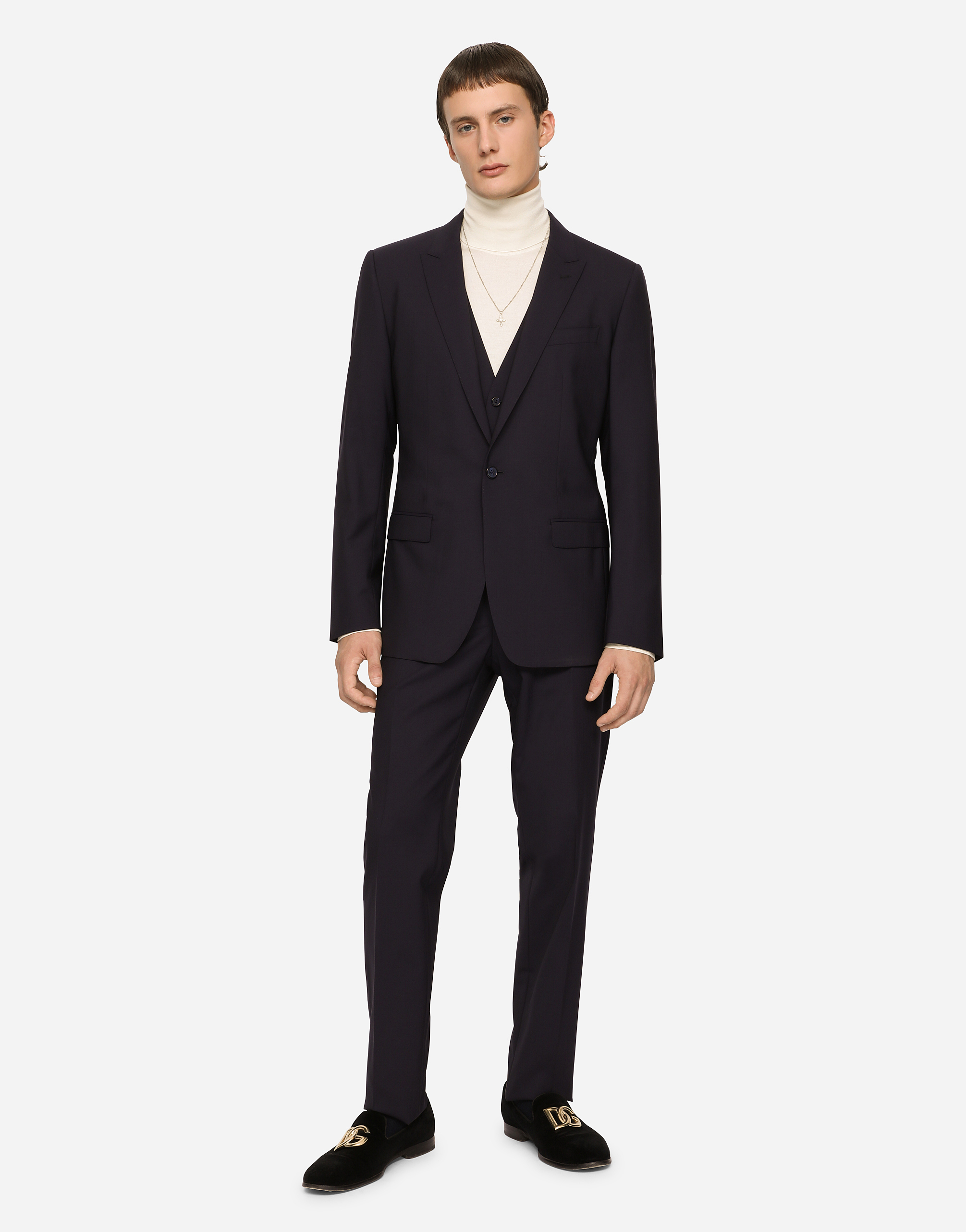 Dolce&Gabbana Men's Martini Solid Stretch Wool Suit