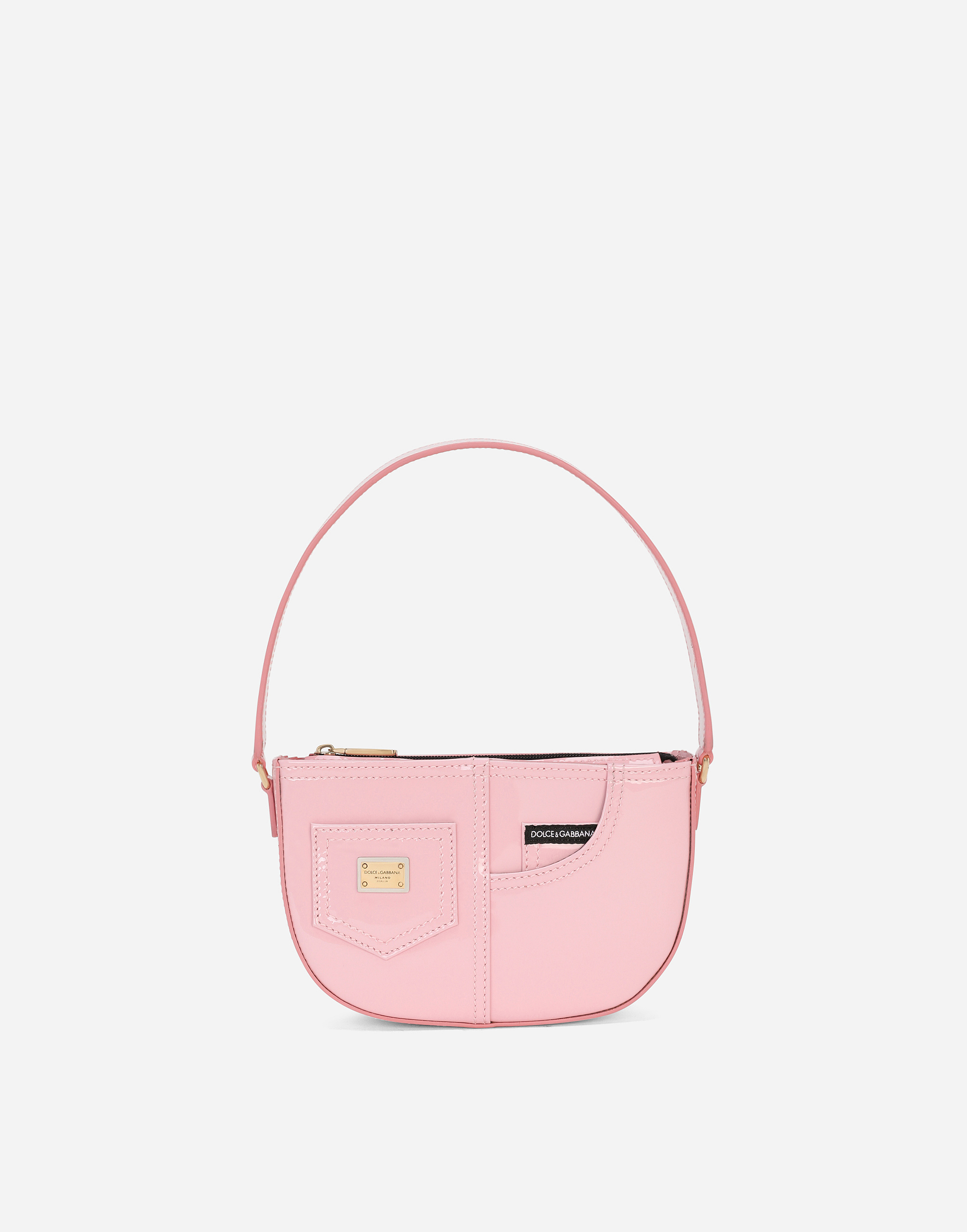 Dolce & Gabbana Kids Patent Leather Tote Bag