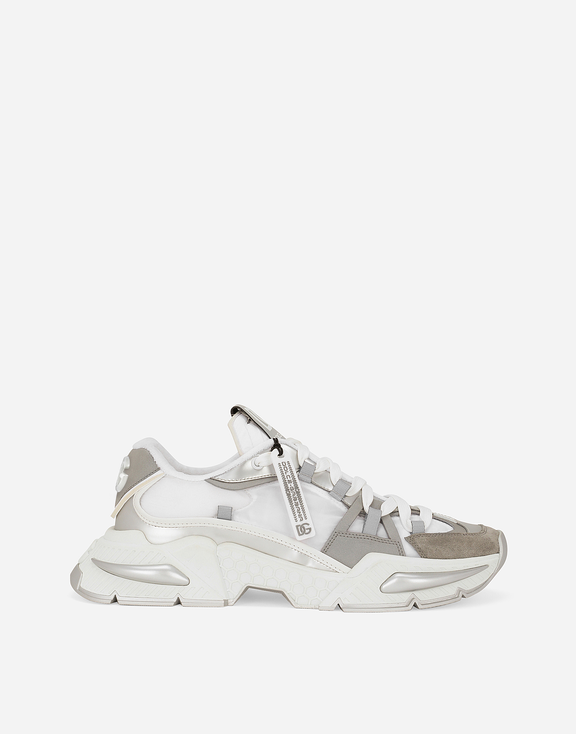 Dolce & Gabbana Mixed-material Airmaster Sneakers In White