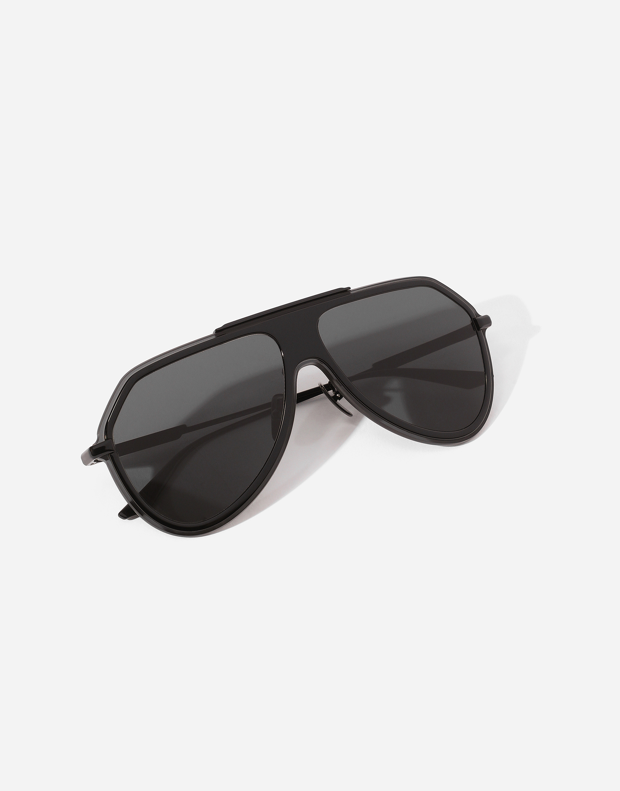 Shop Dolce & Gabbana Dg Metal Classic Sunglasses In Black