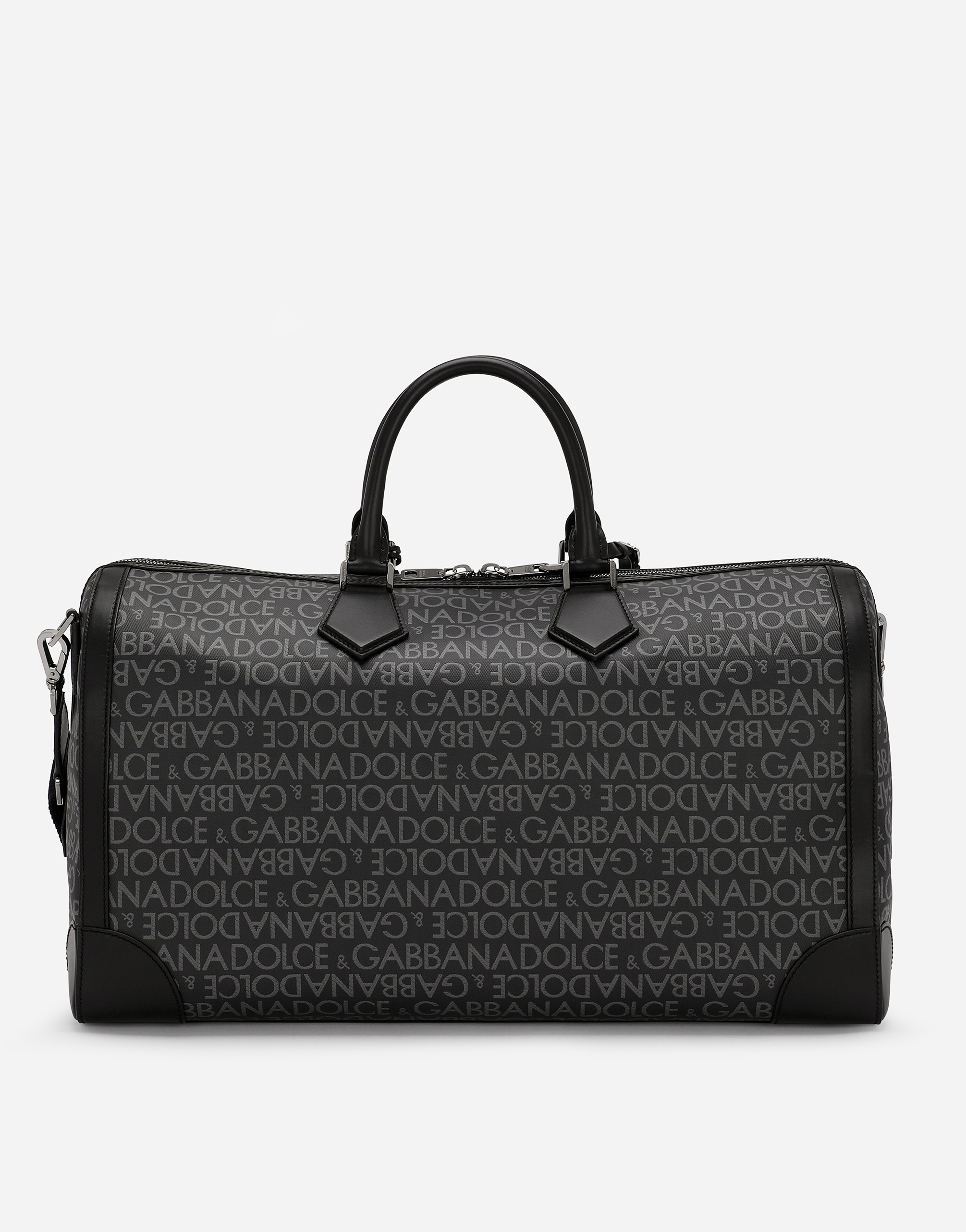 Shop Dolce & Gabbana Printed Jacquard Holdall In Multicolor