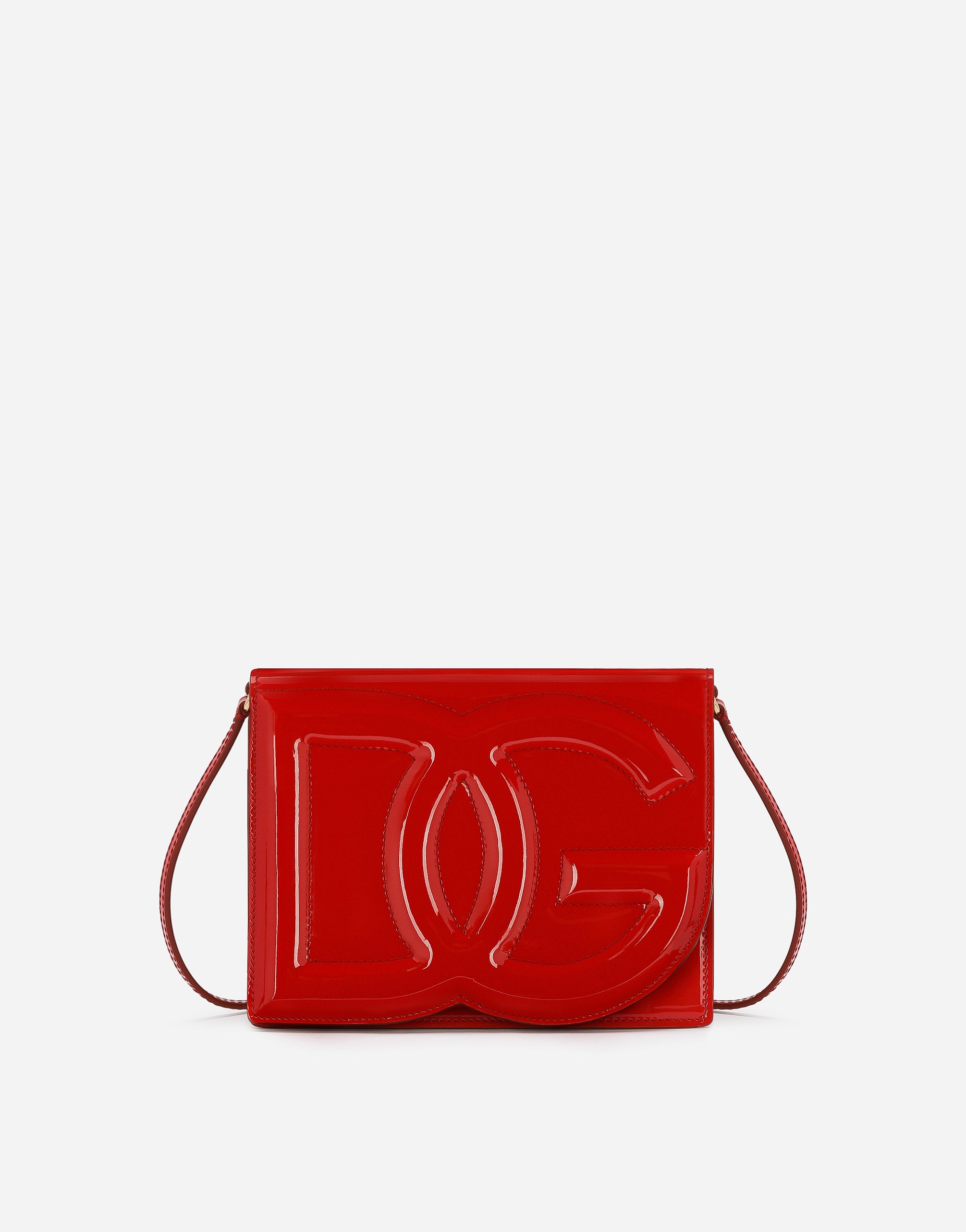 Red patent crossbody on sale bag