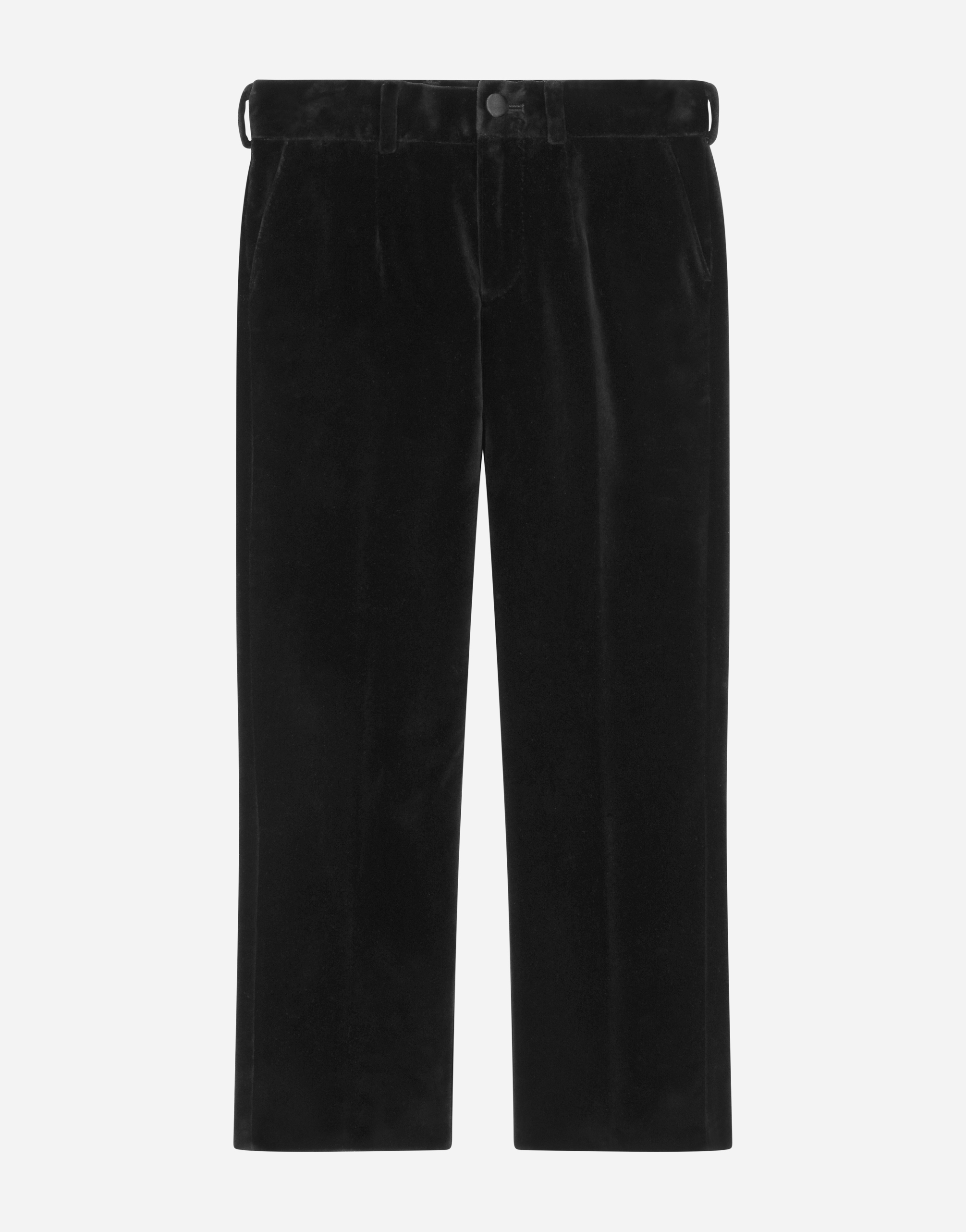 Classic velvet pants in Black for | Dolce&Gabbana® US