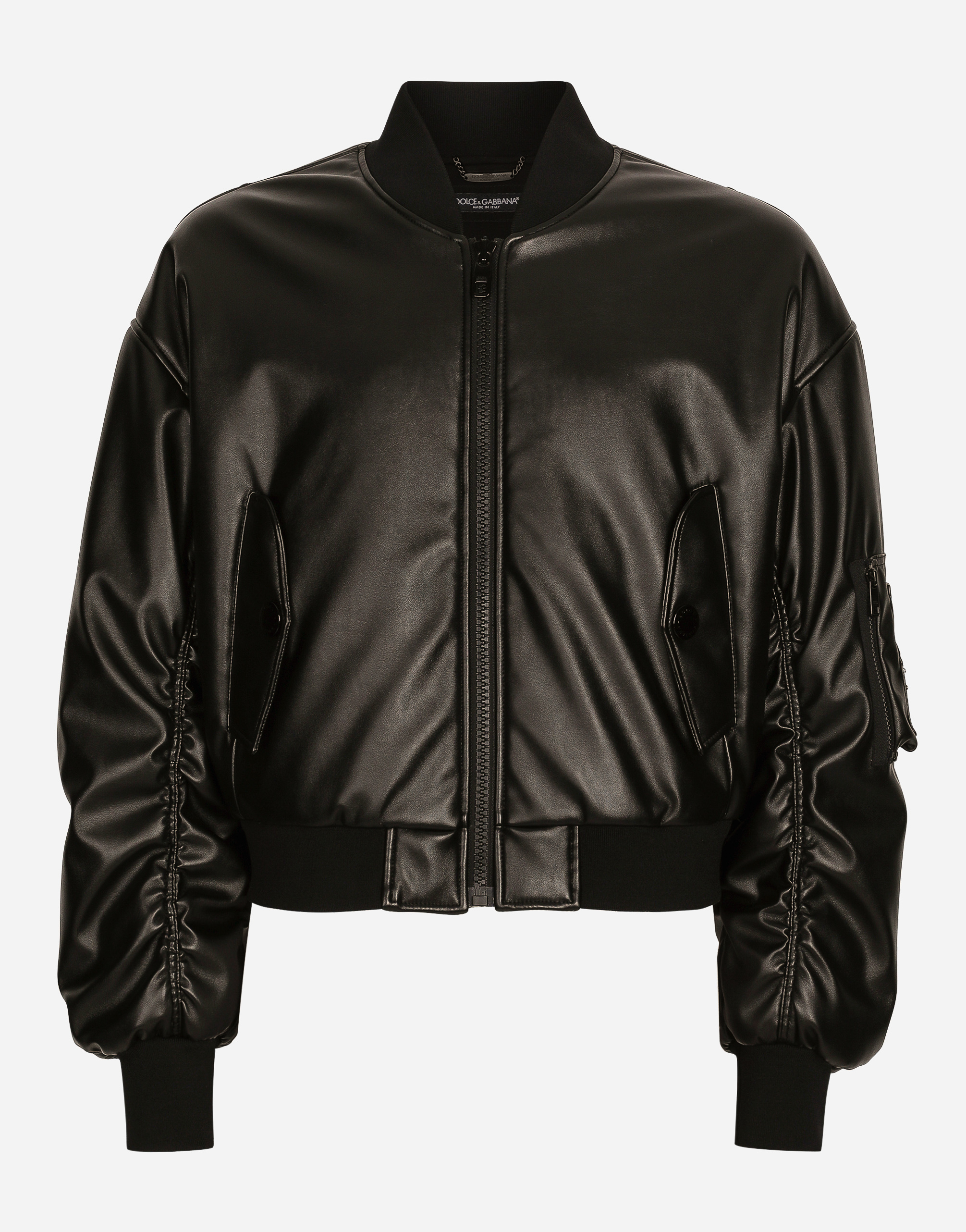 DOLCE&GABBANA 毛90% ジャケット ブラック - ファッション