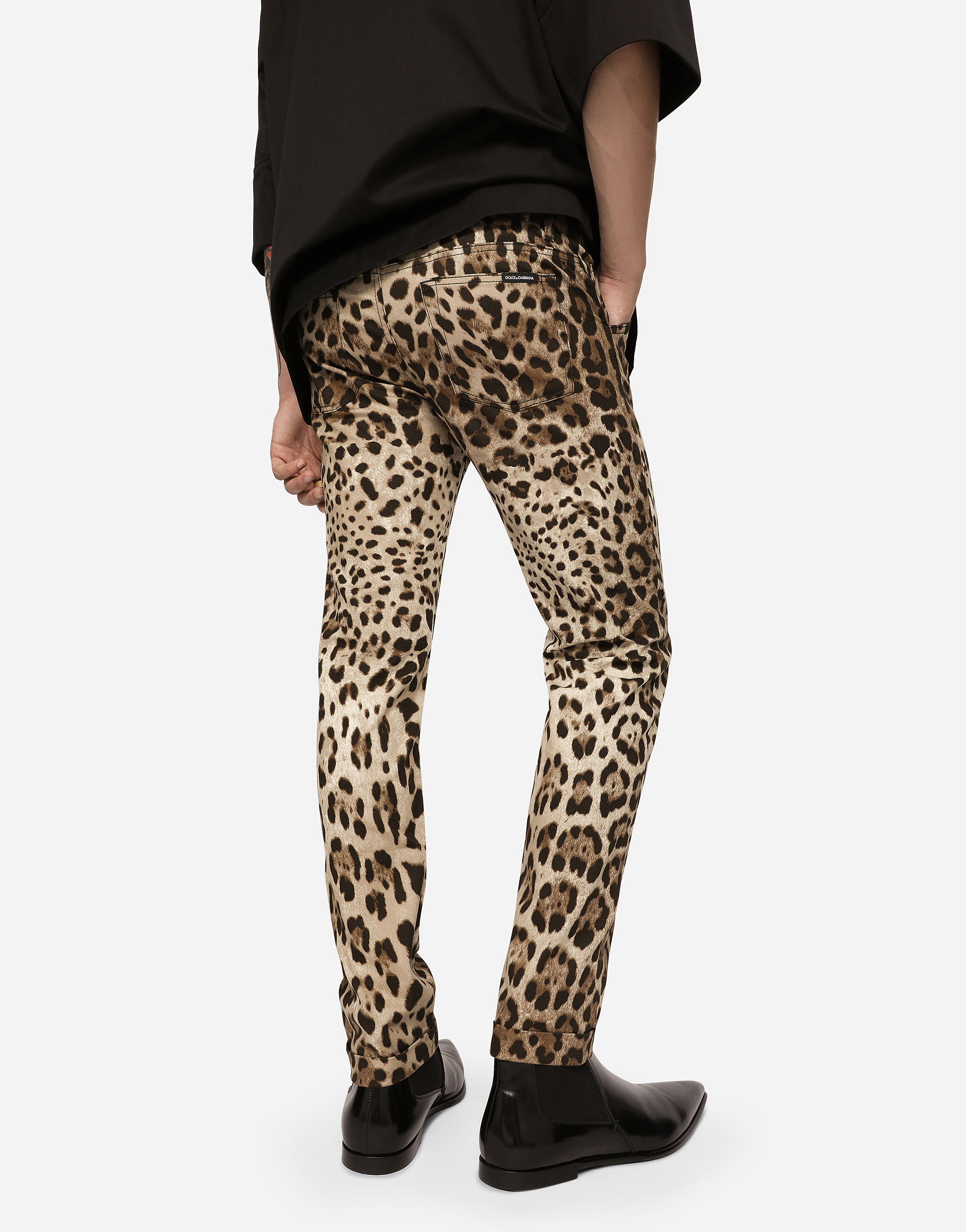 Dolce gabbana leopard clearance tights