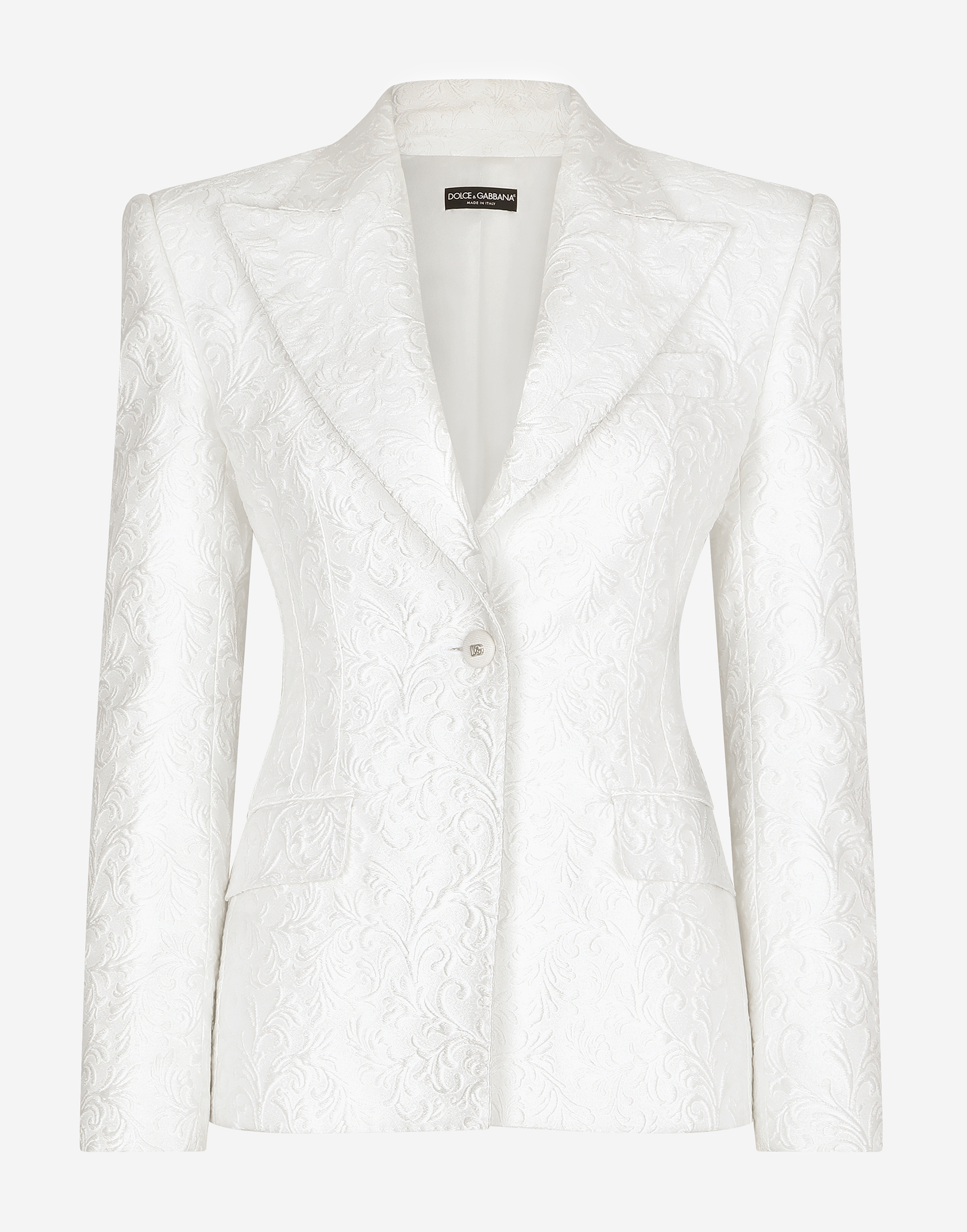 Dolce & Gabbana blazer womens 38 8 fashion white designer summer career workwear