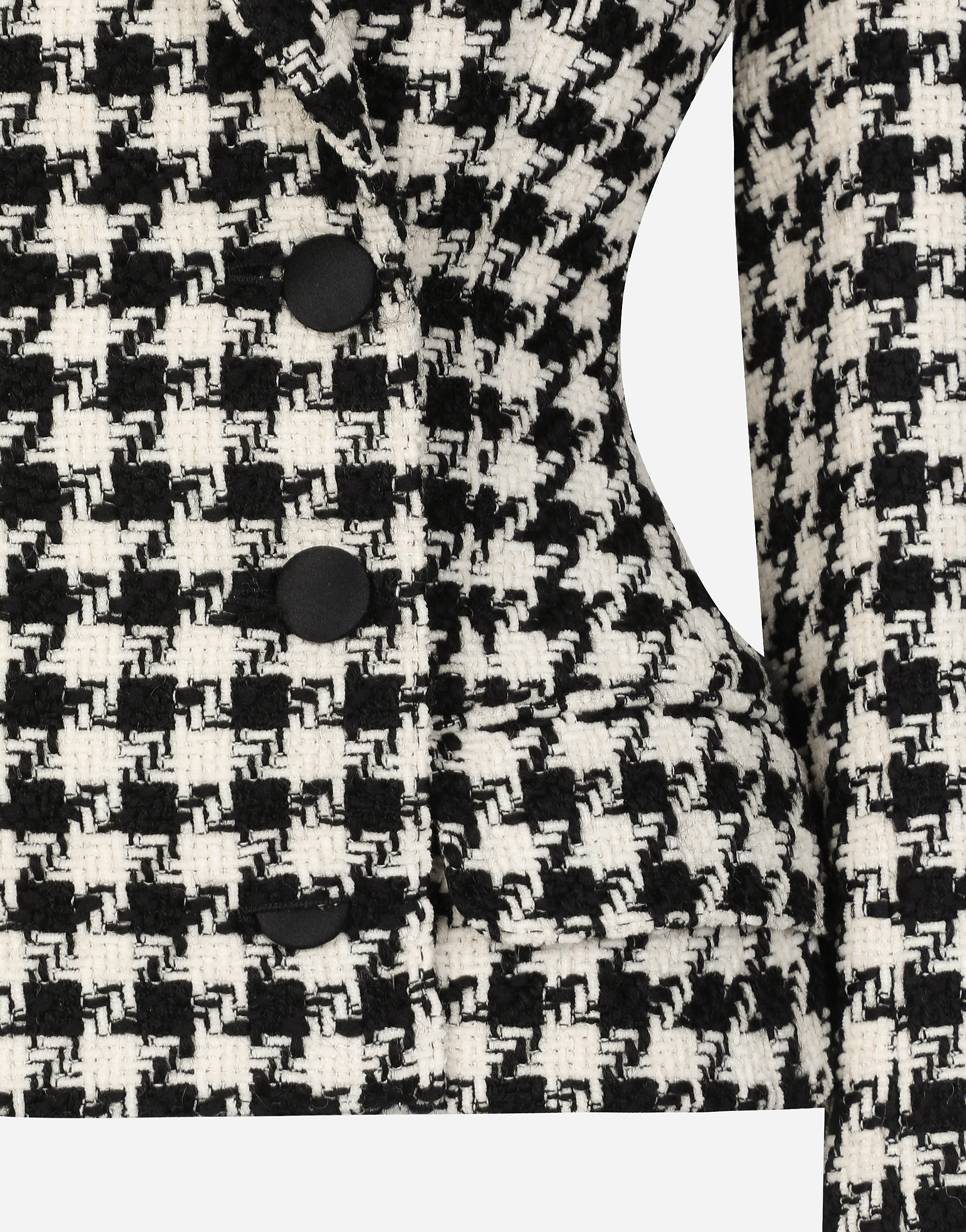 Shop Dolce & Gabbana Macro-houndstooth Dolce Jacket In Multicolor