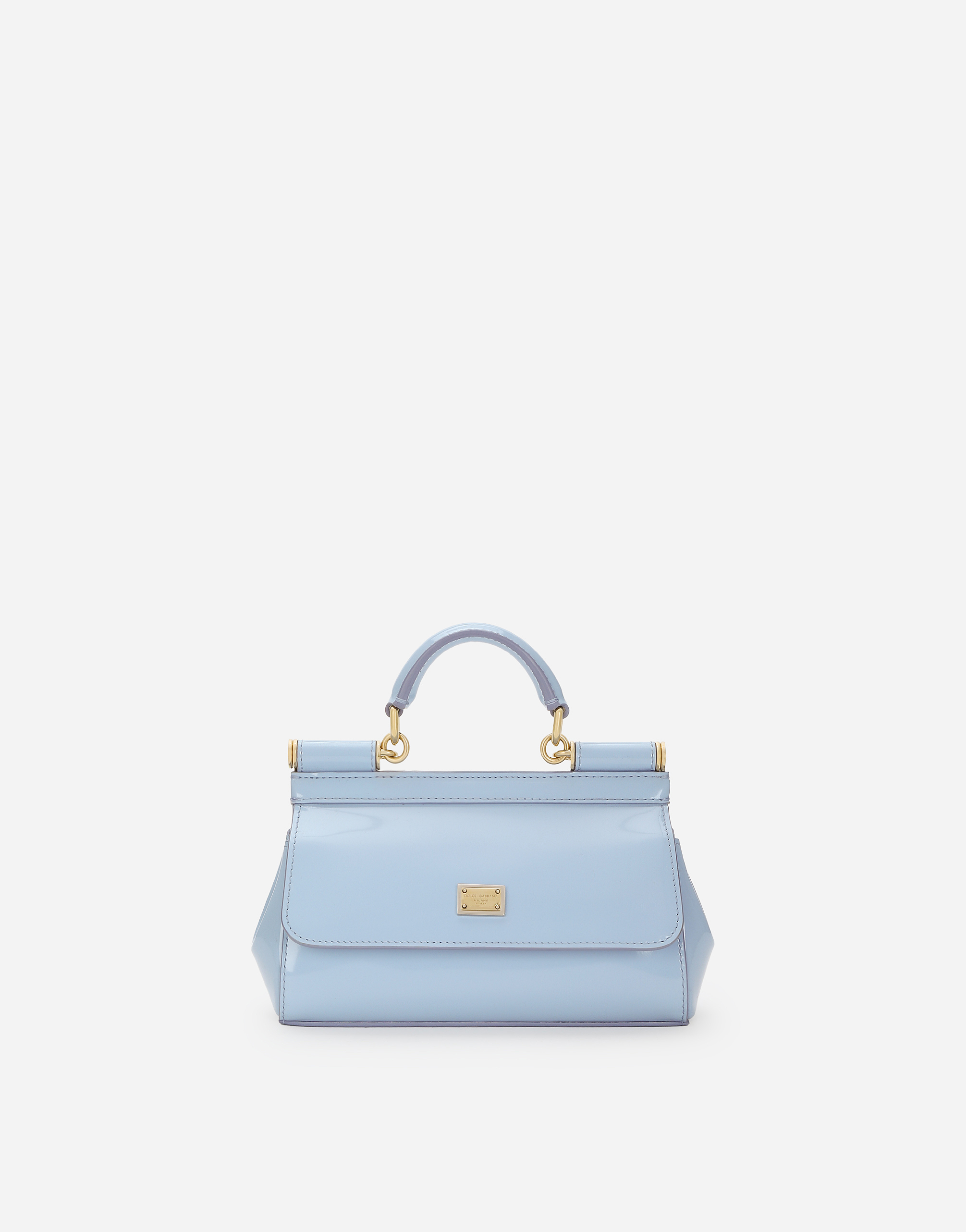 Shop Dolce & Gabbana Small Sicily Handbag In Light Blue