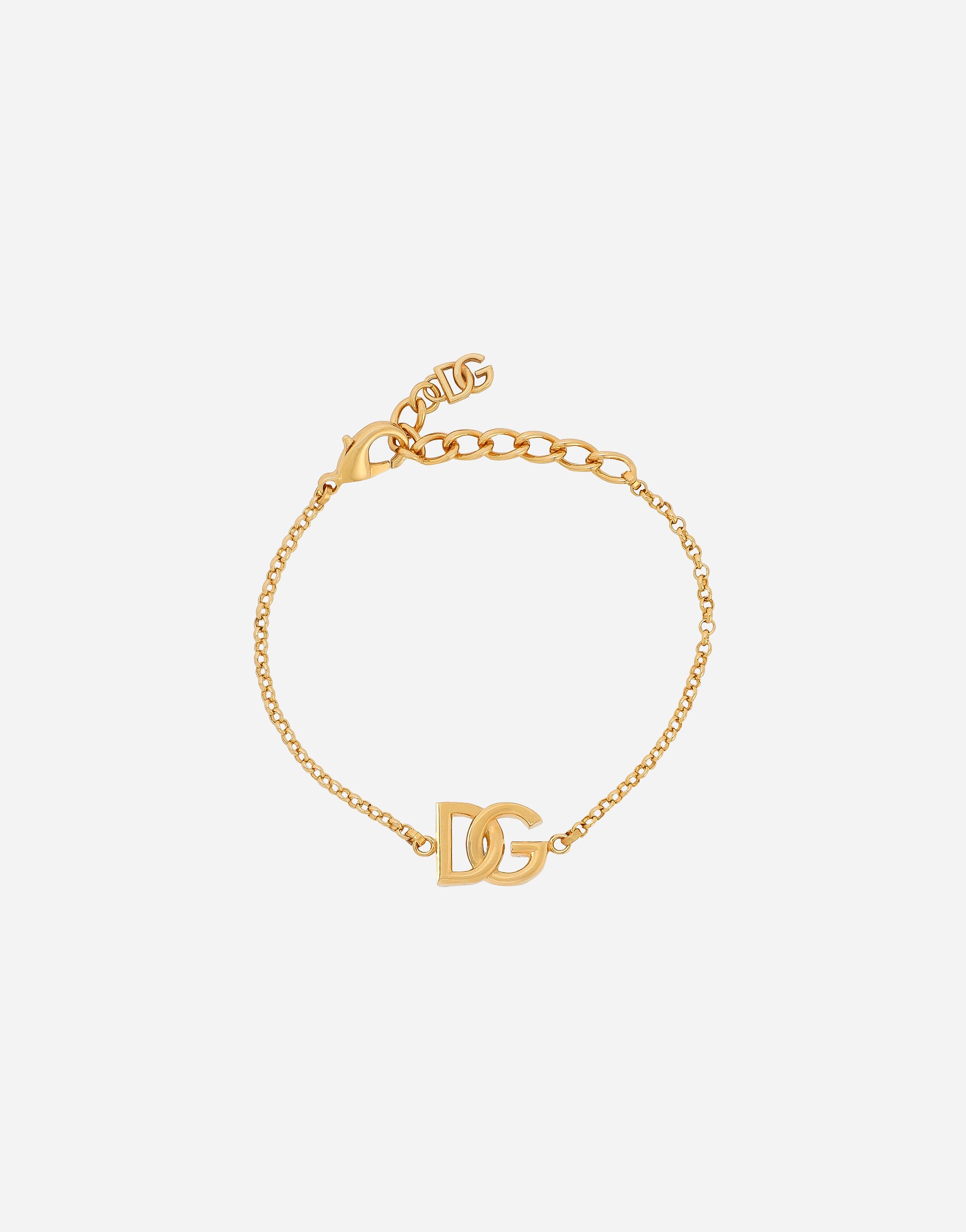 Fine link bracelet with DG logo