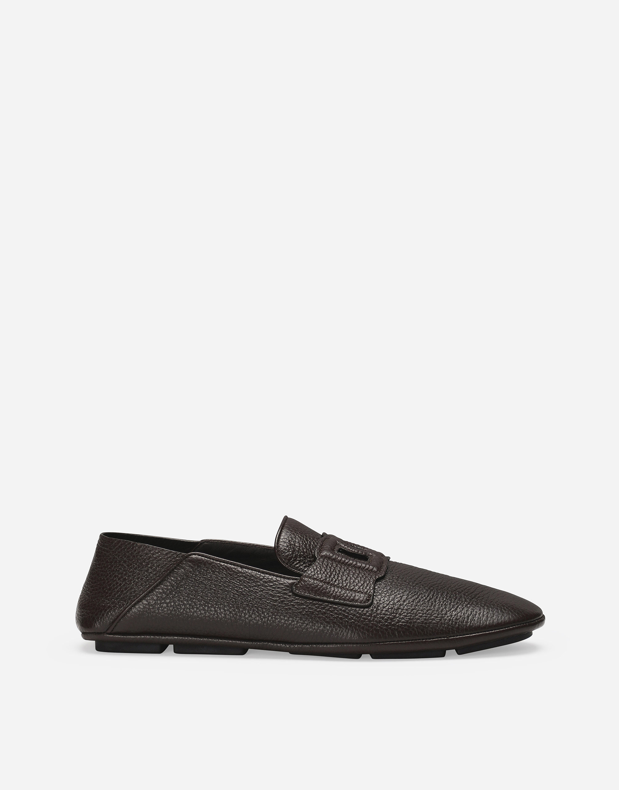 Deerskin driver shoes in Brown for Men | Dolce&Gabbana®