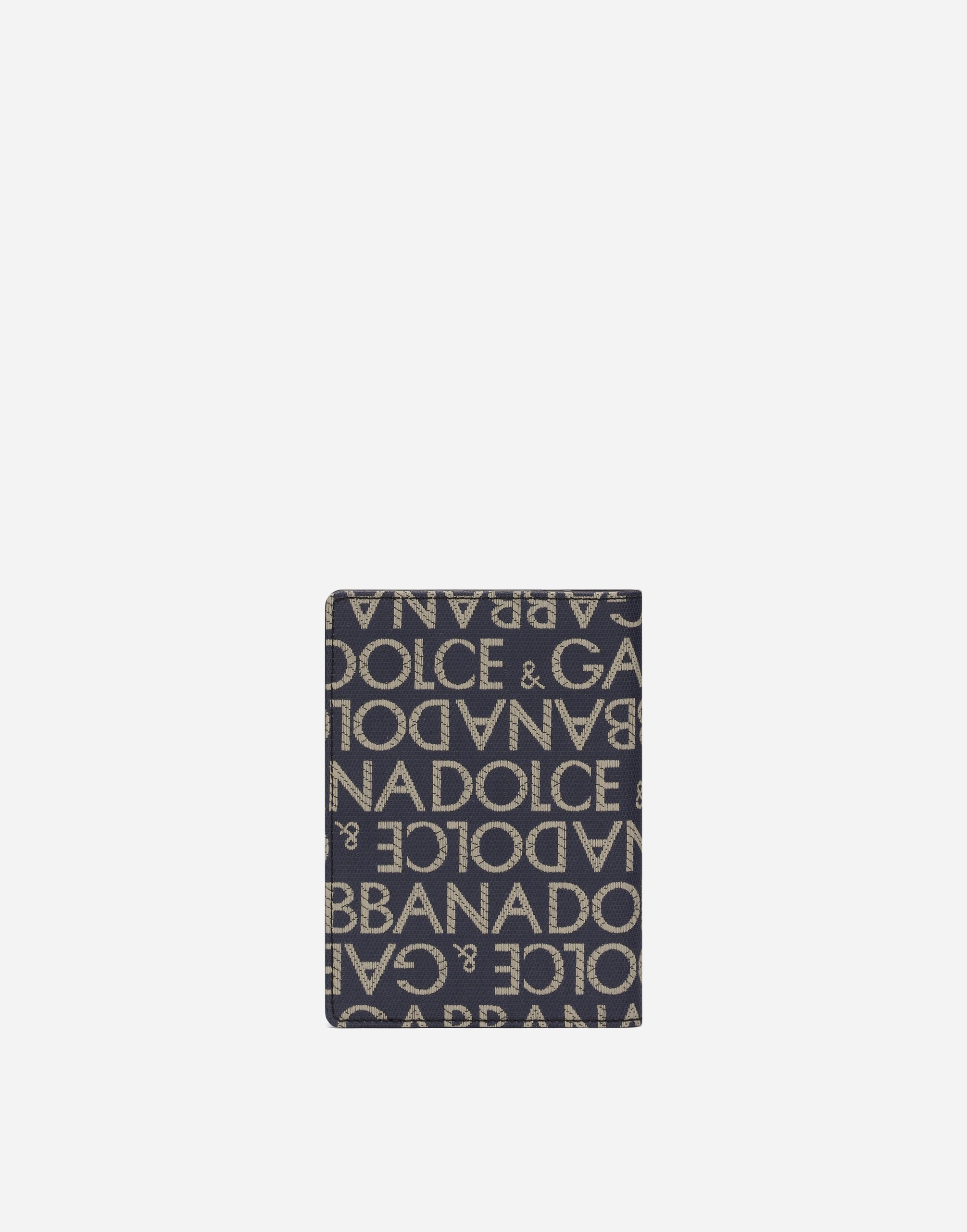 Coated jacquard passport case