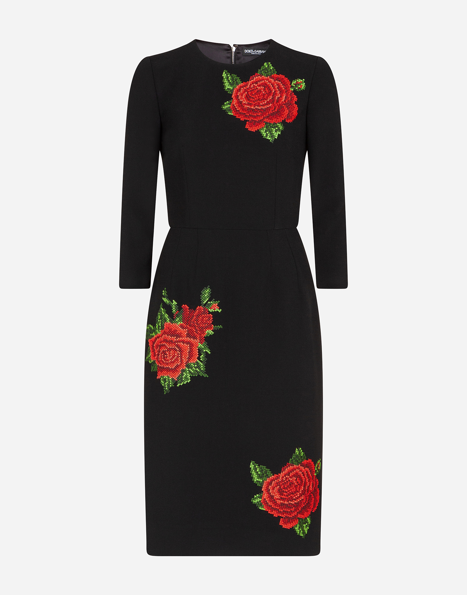 dolce gabbana embroidered dress