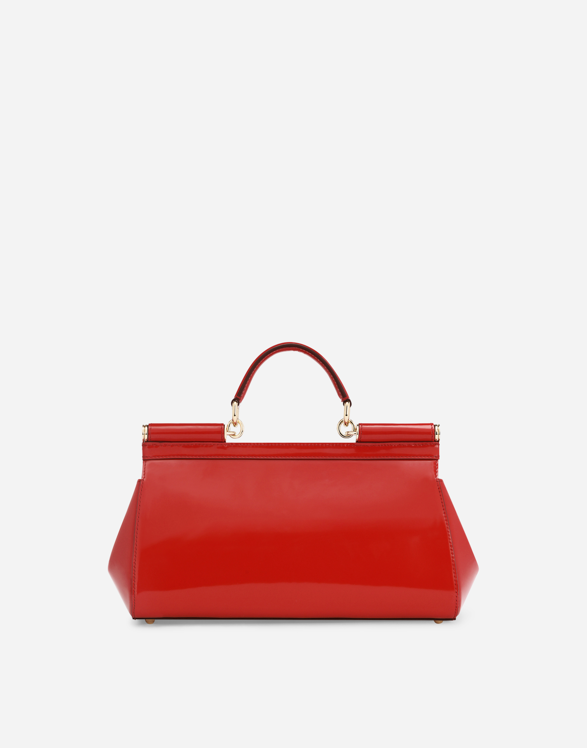 Shop Dolce & Gabbana Elongated Sicily Handbag In Red