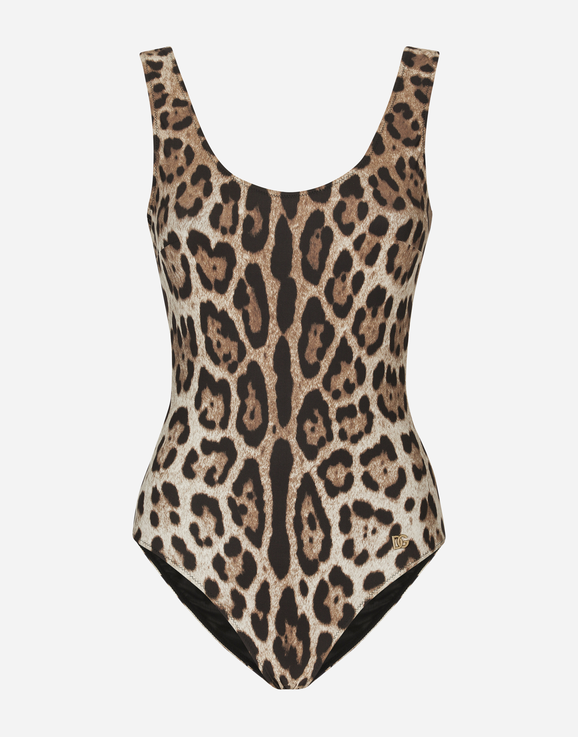 Dolce and gabbana outlet leopard swimsuit