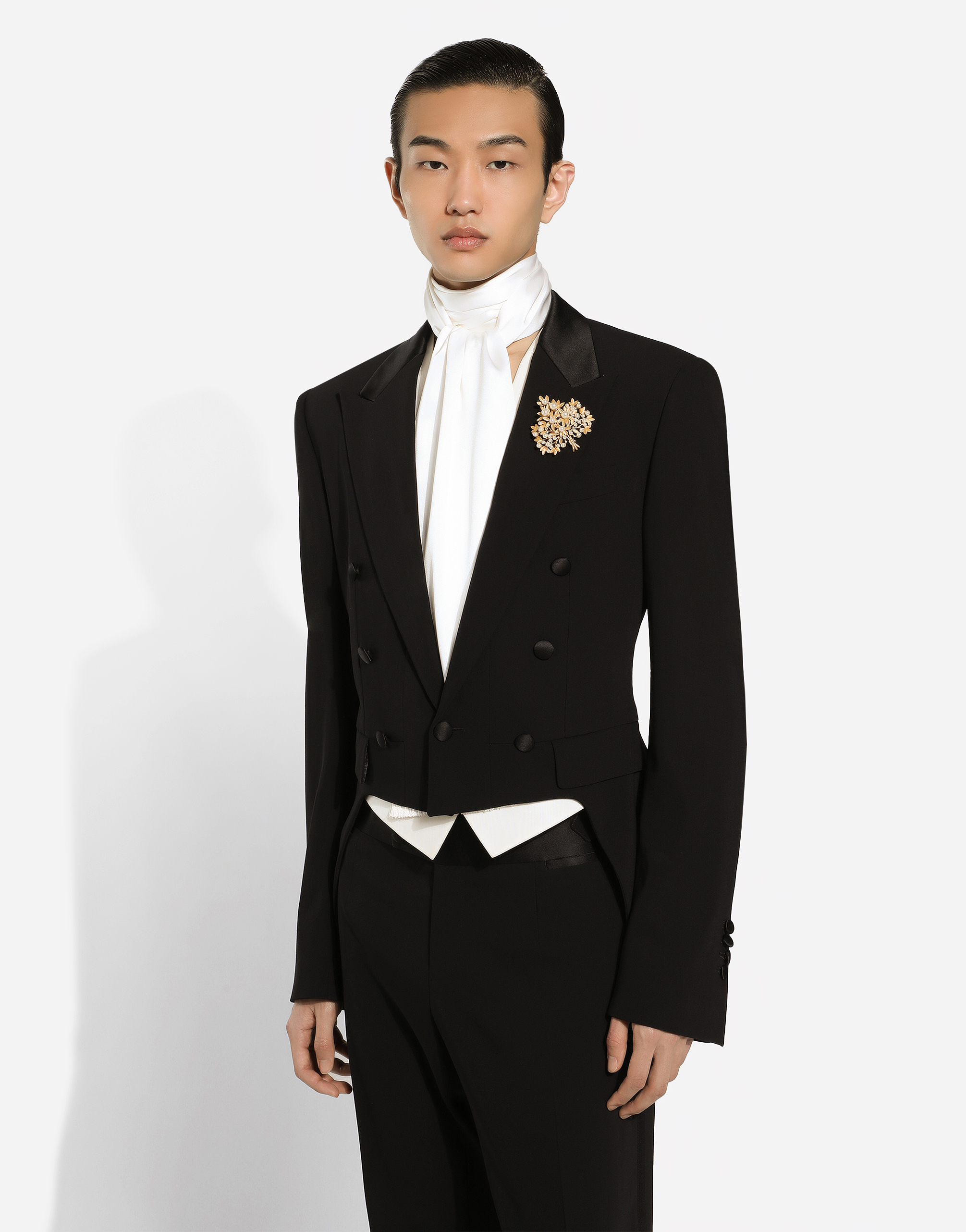 Shop Dolce & Gabbana Single-breasted Tuxedo Suit In Black