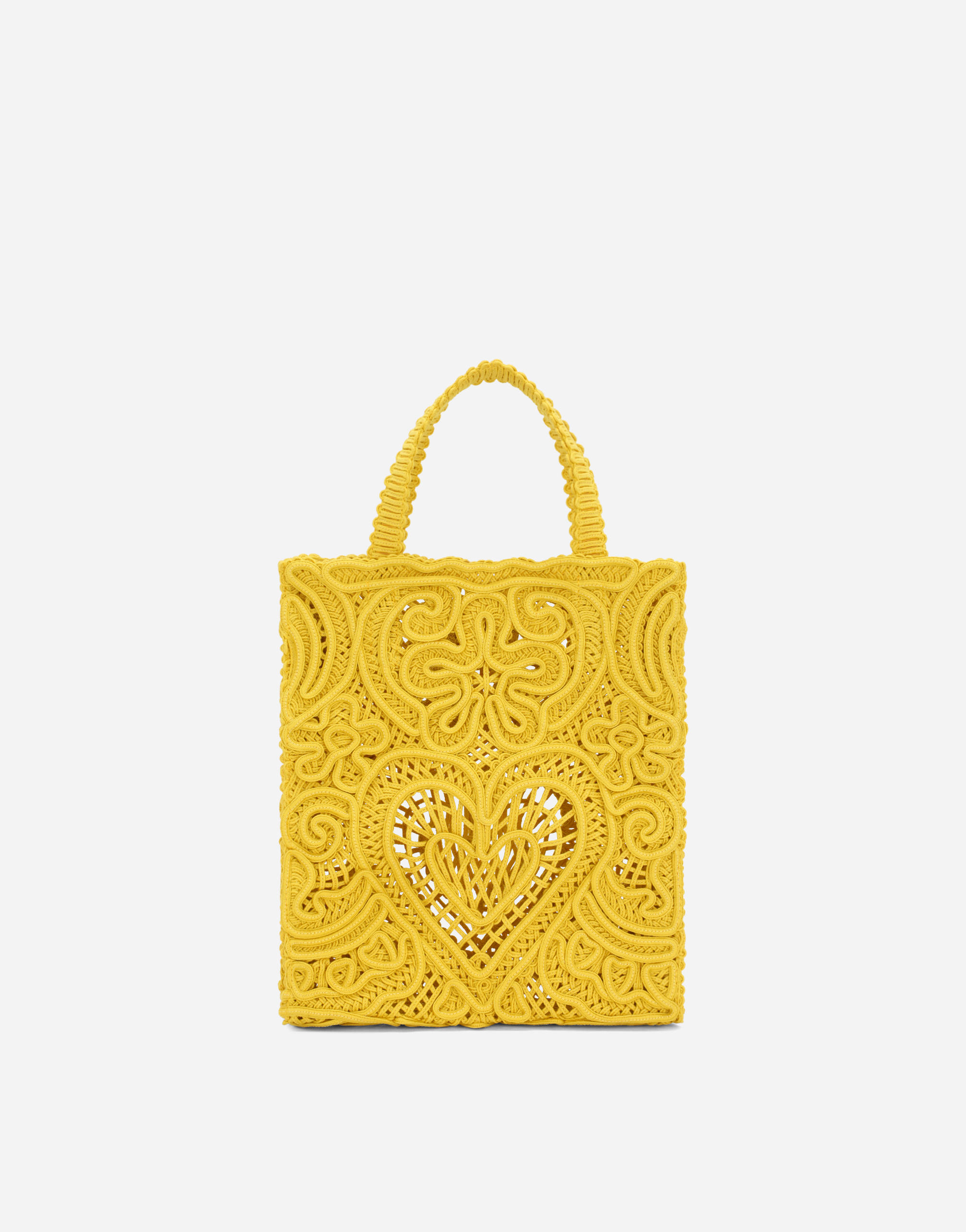 Small Beatrice shopper in Yellow for Women Dolce Gabbana