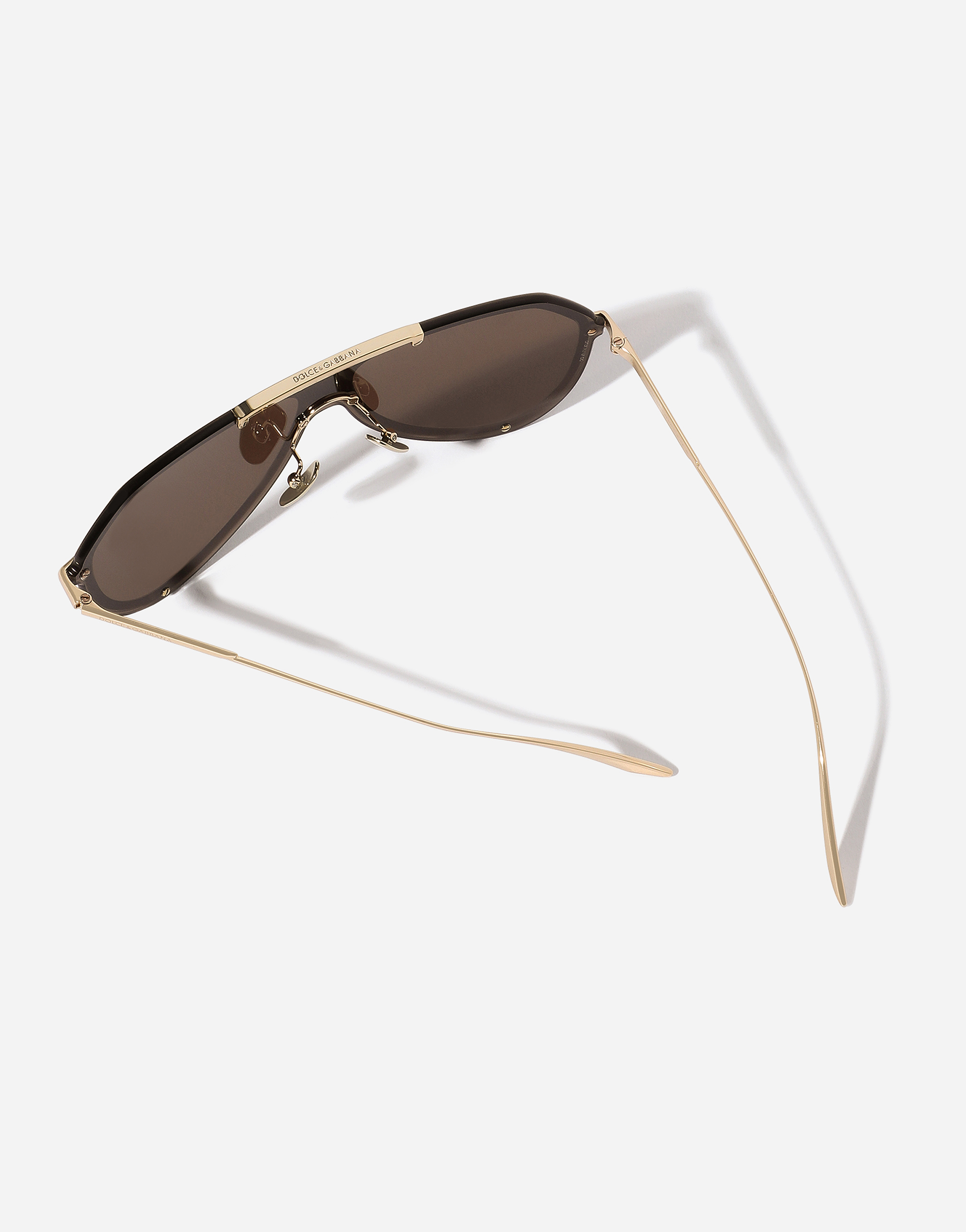 Shop Dolce & Gabbana Dg Metal Classic Sunglasses In Gold