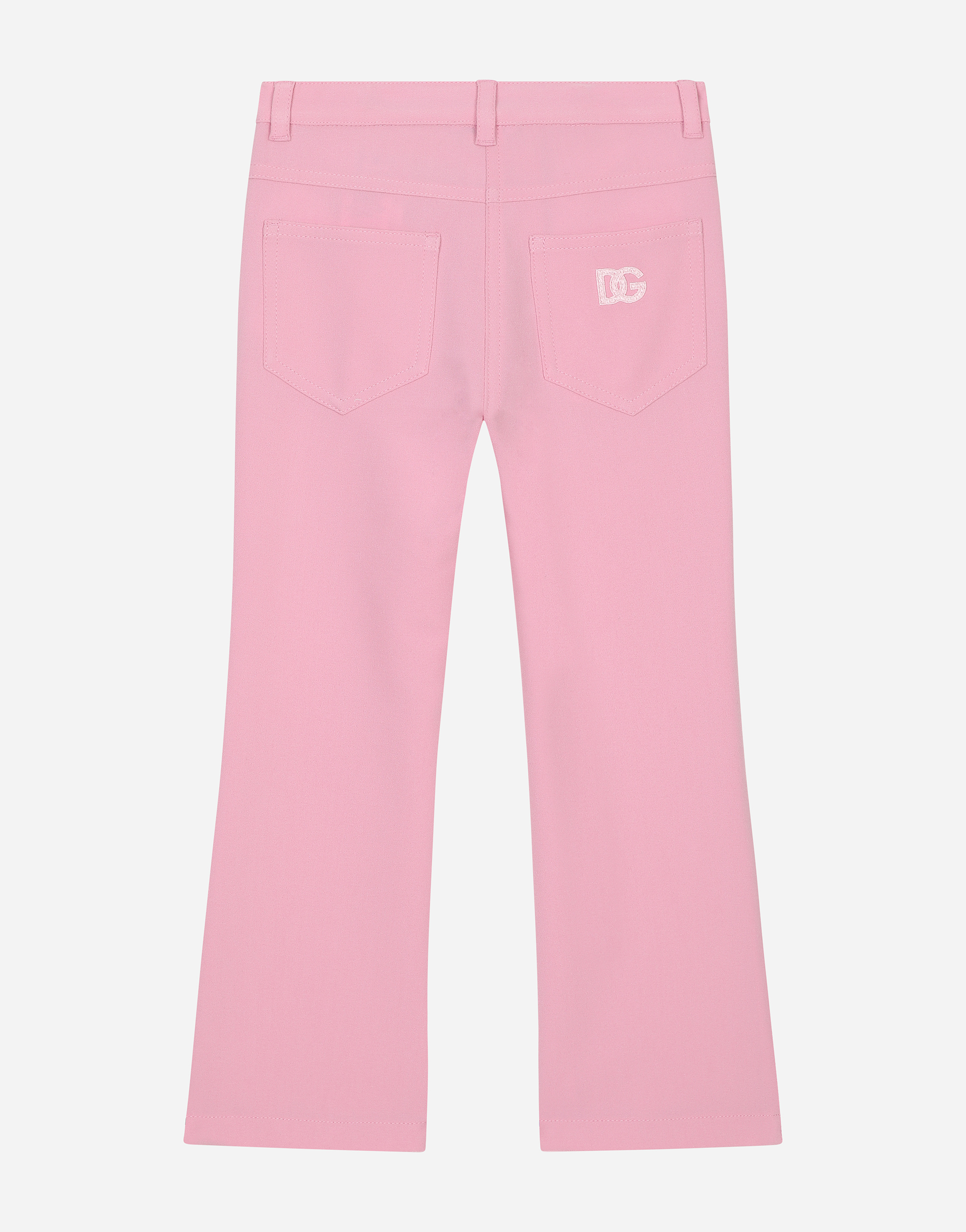 Flared cady pants with DG logo