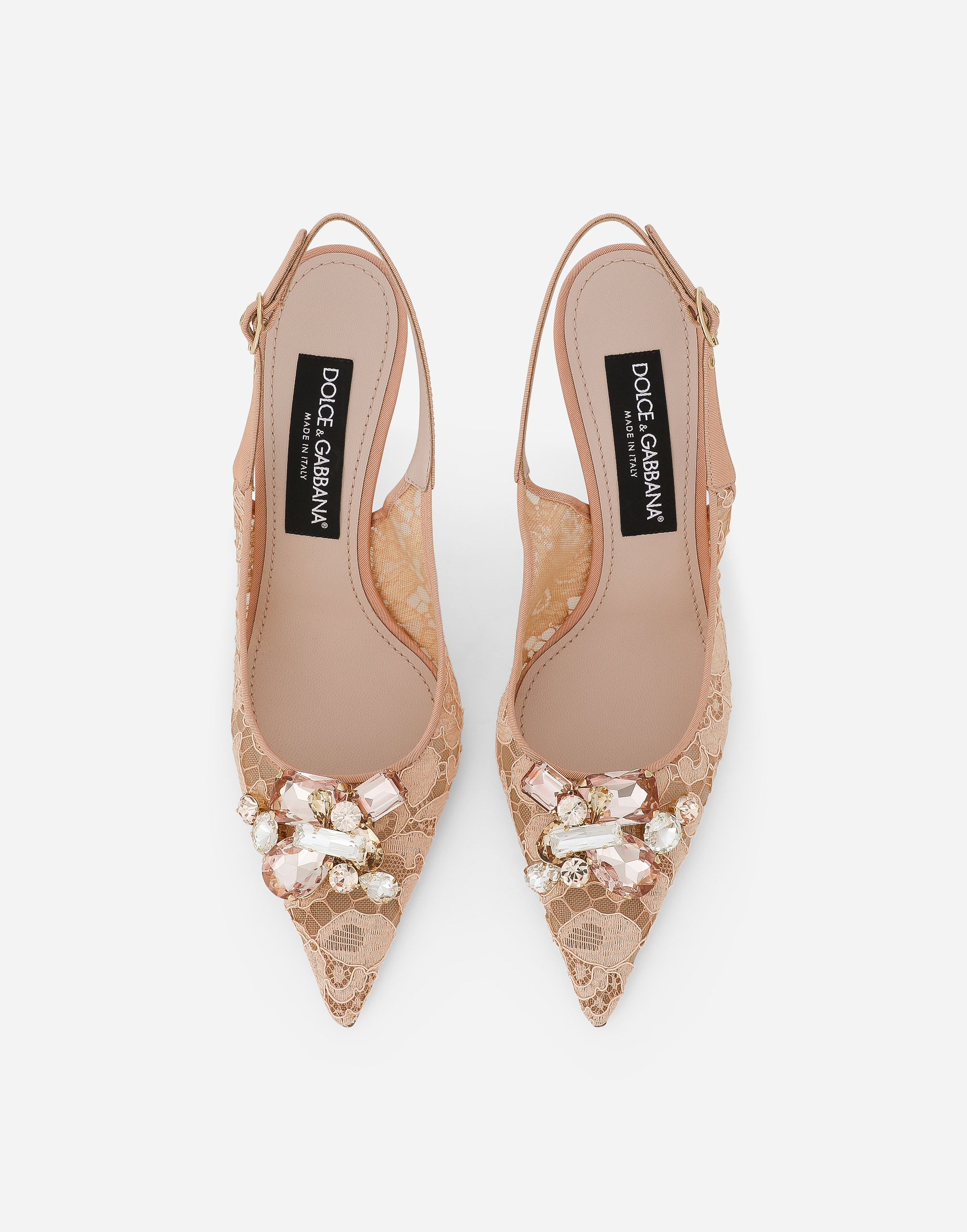 Shop Dolce & Gabbana Slingback In Albicocca