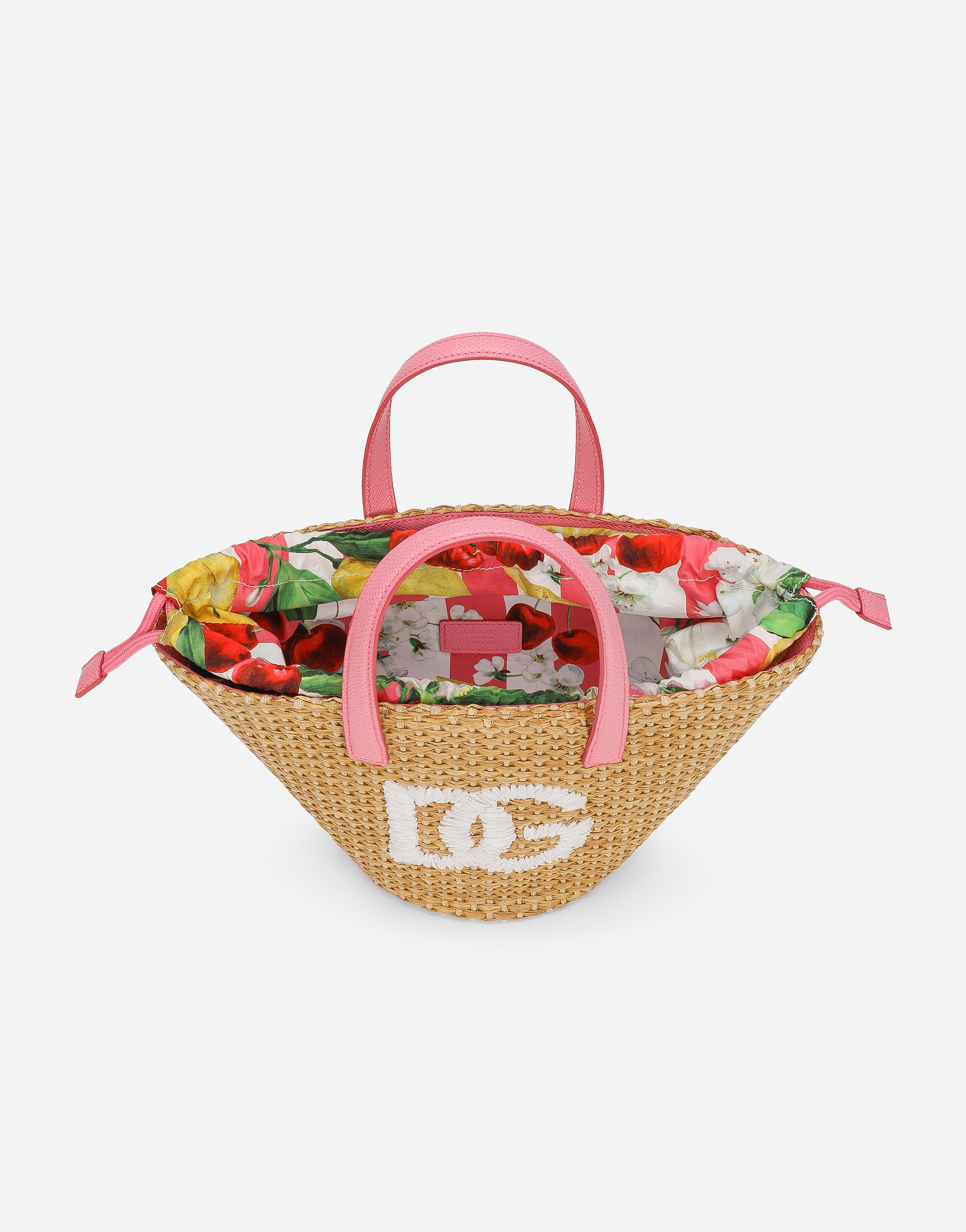 Dolce gabbana hot sale straw bag