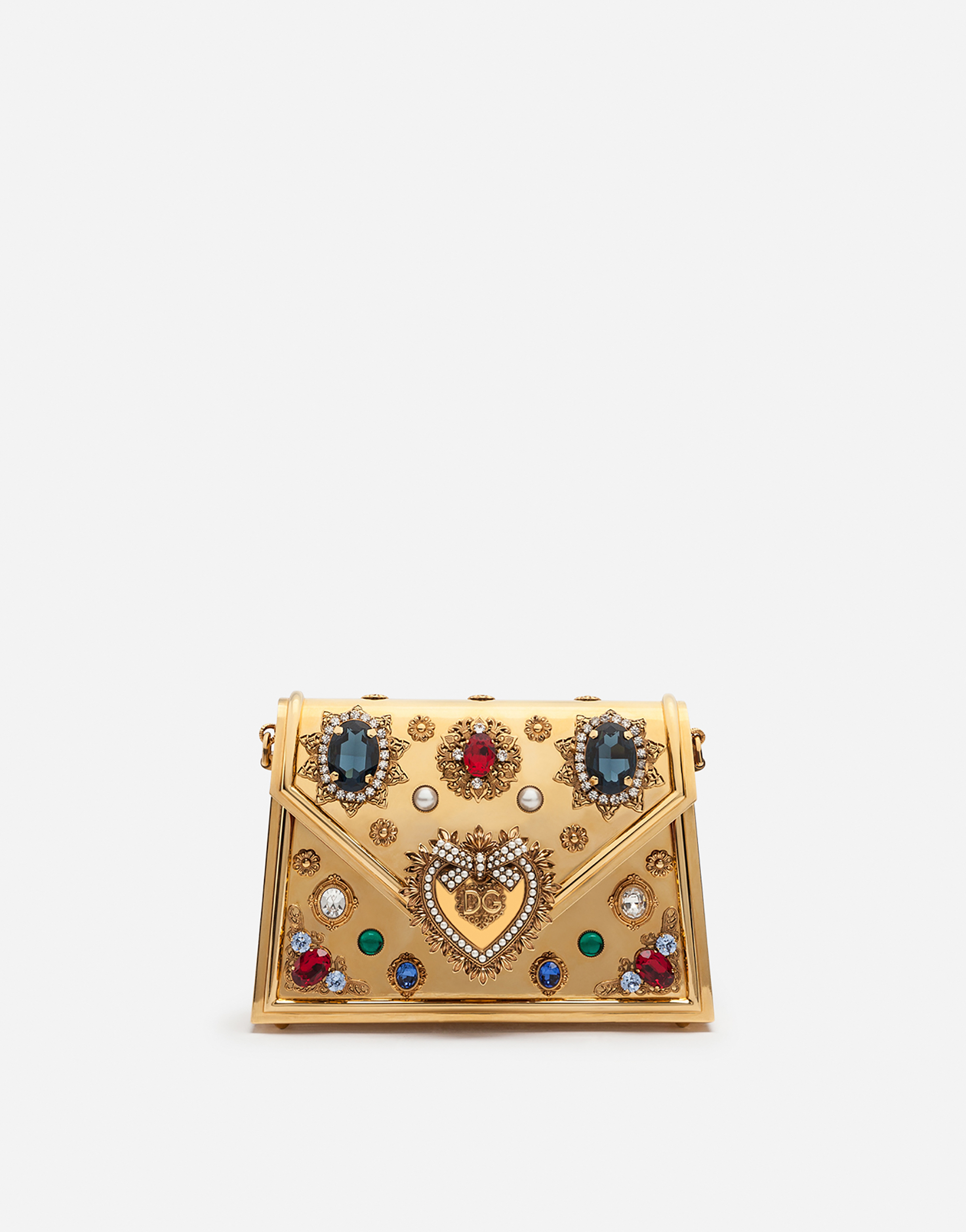 Womens Dolce & Gabbana multi Embellished Devotion Box Bag