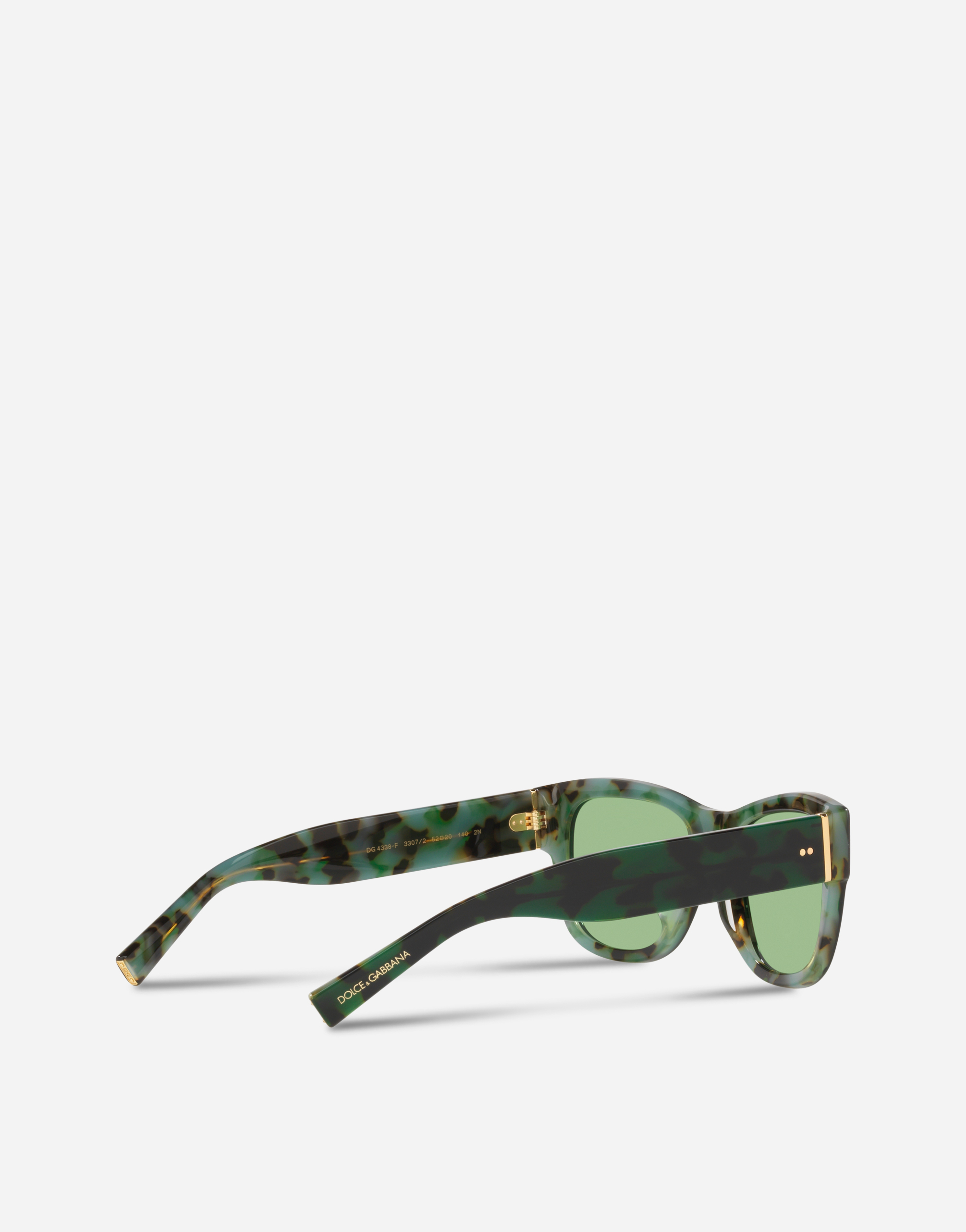 HAVANA GREEN/BLUEのメンズ Eccentric sartorial sunglasses ...