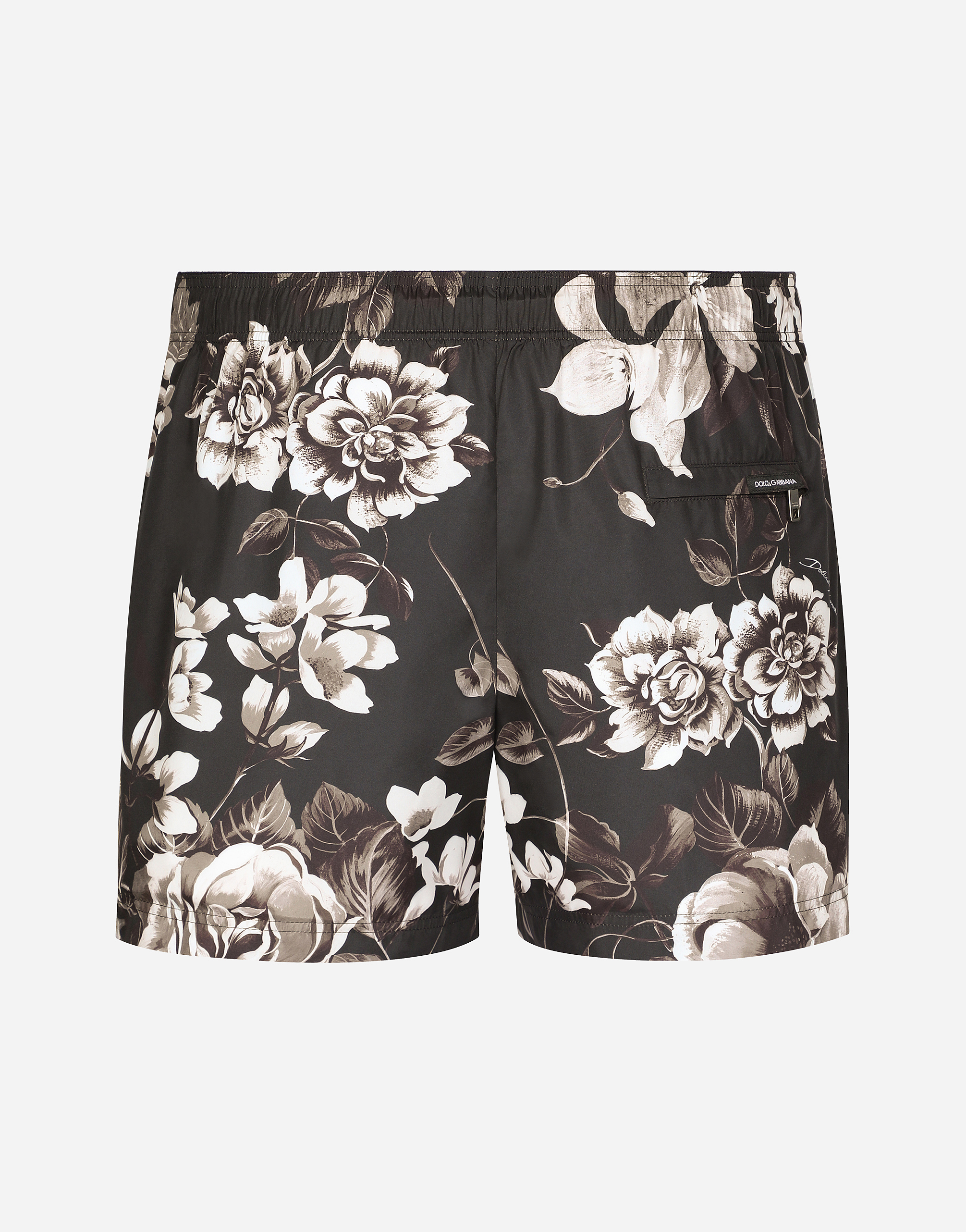 Shop Dolce & Gabbana Swim Shorts With Floral Print In プリ