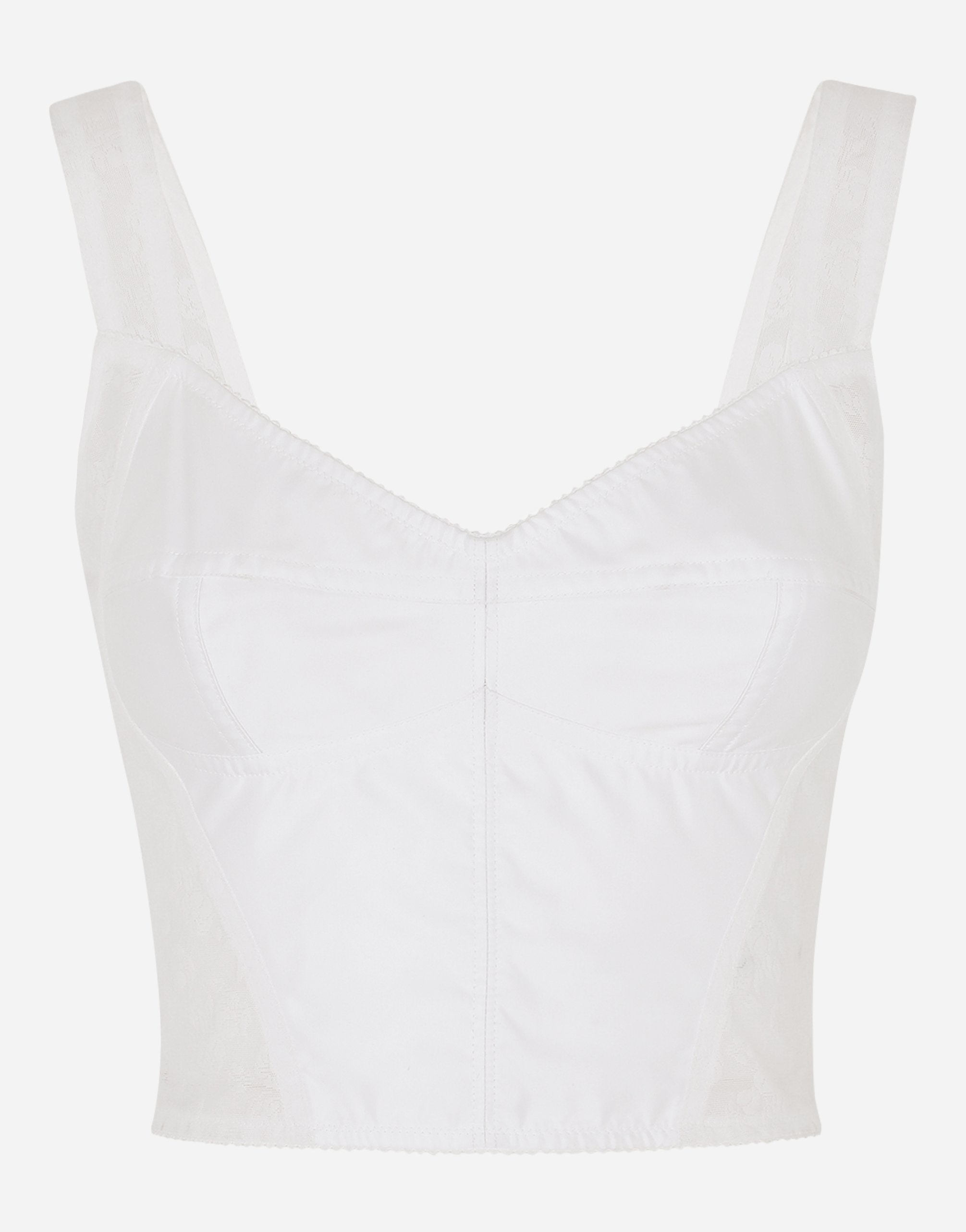 BUSTIER in White for | US Dolce&Gabbana®