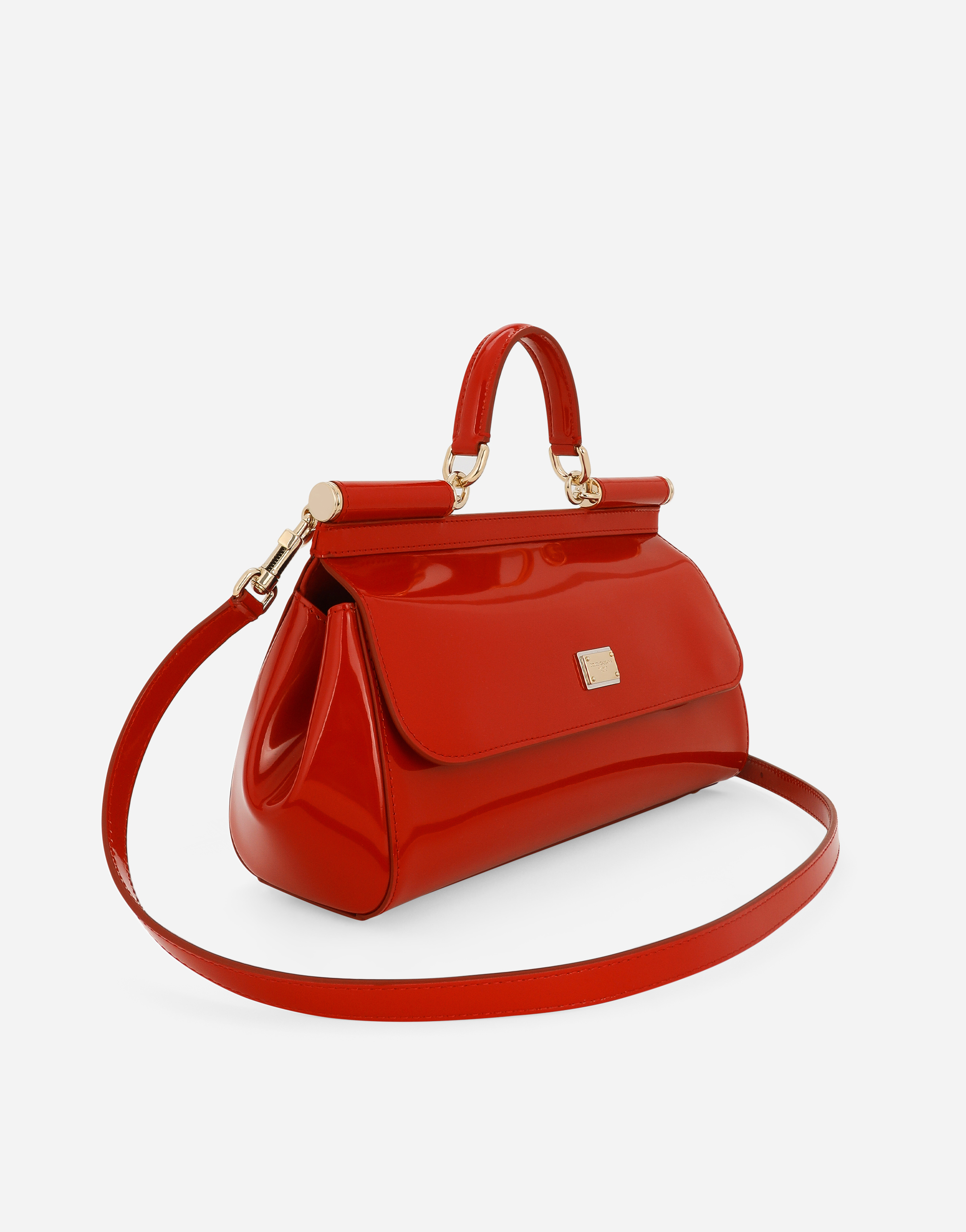 Shop Dolce & Gabbana Elongated Sicily Handbag In Red