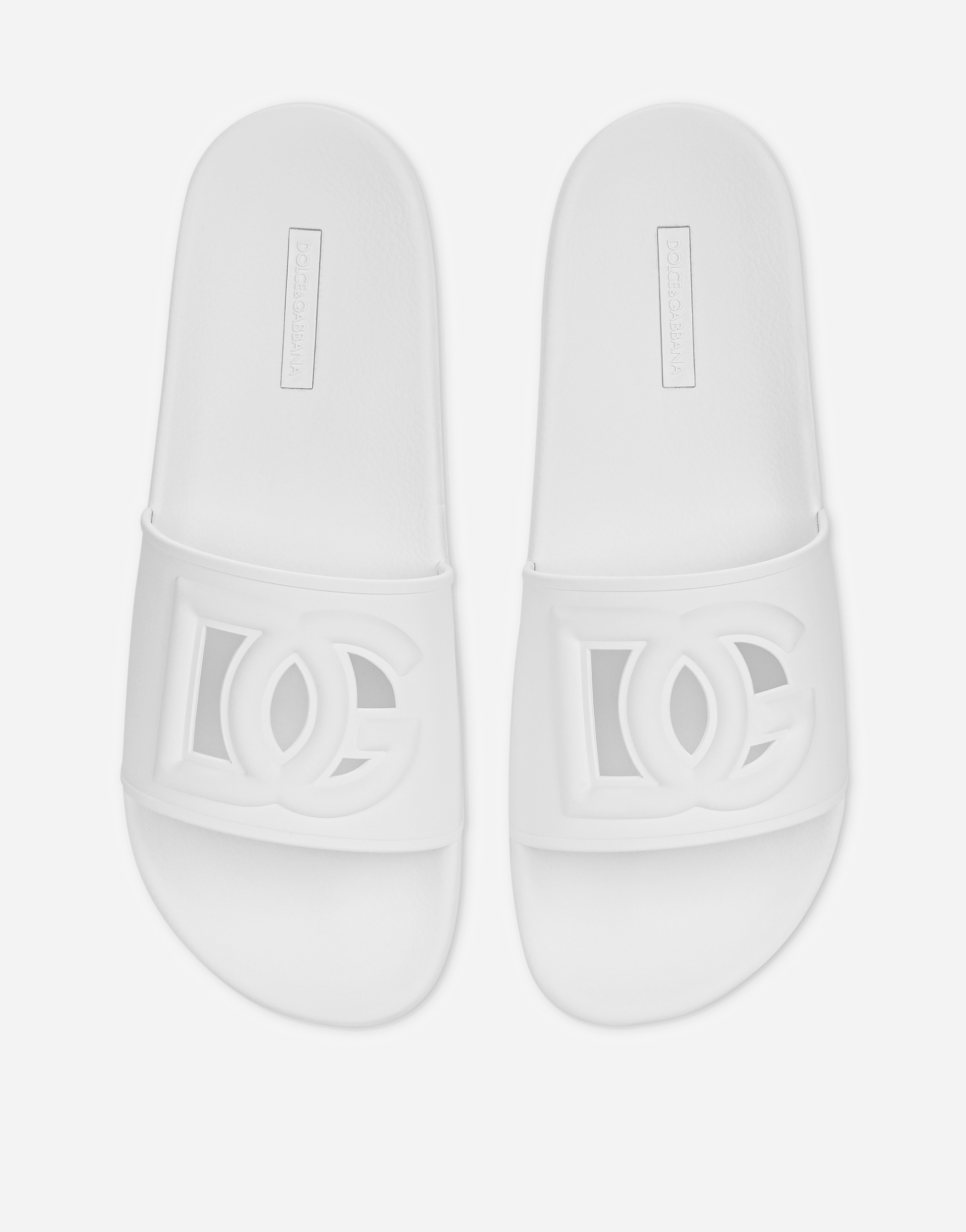 Dolce and discount gabbana slides white