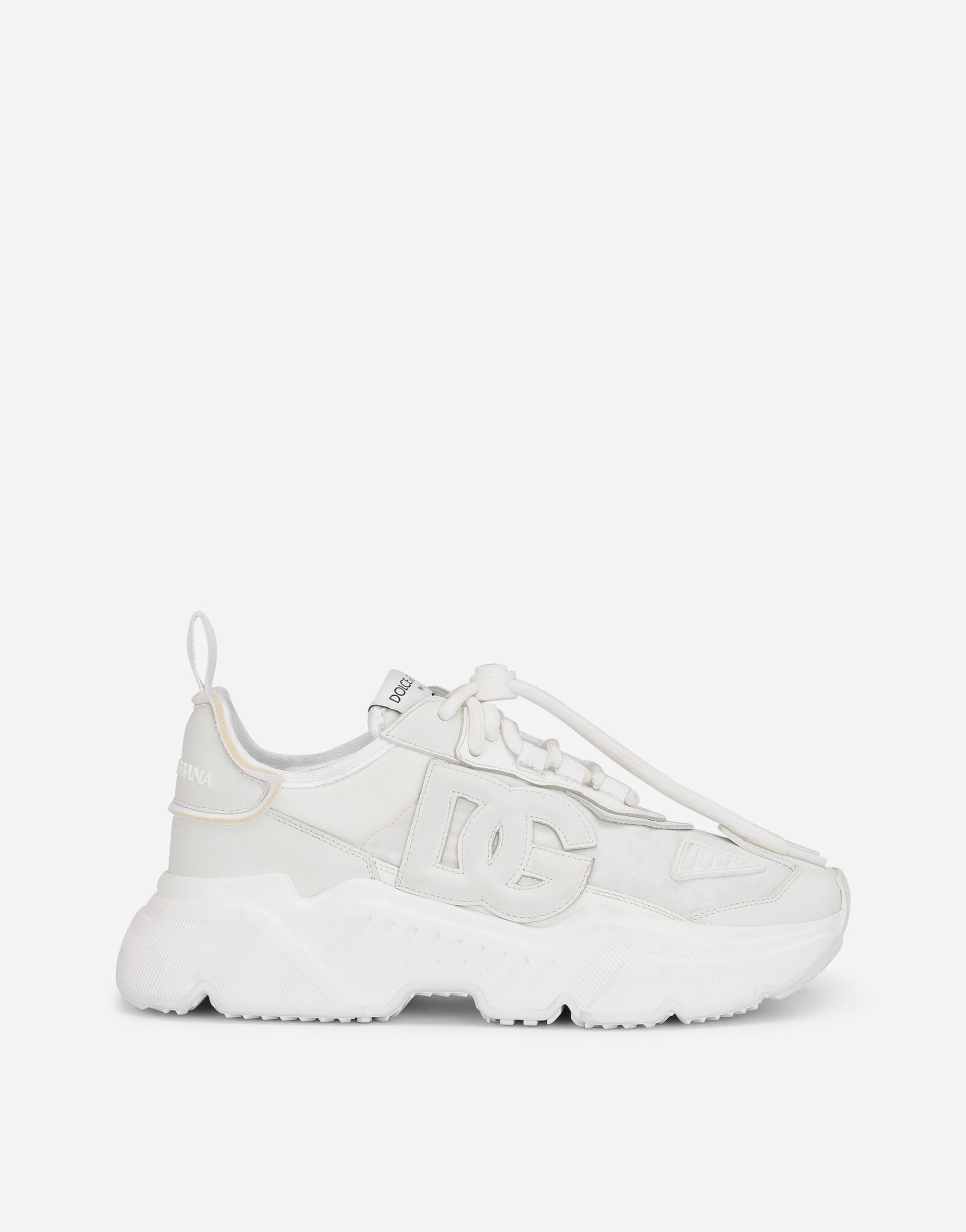 Mixed-materials Daymaster sneakers in White for Women | Dolce&Gabbana®