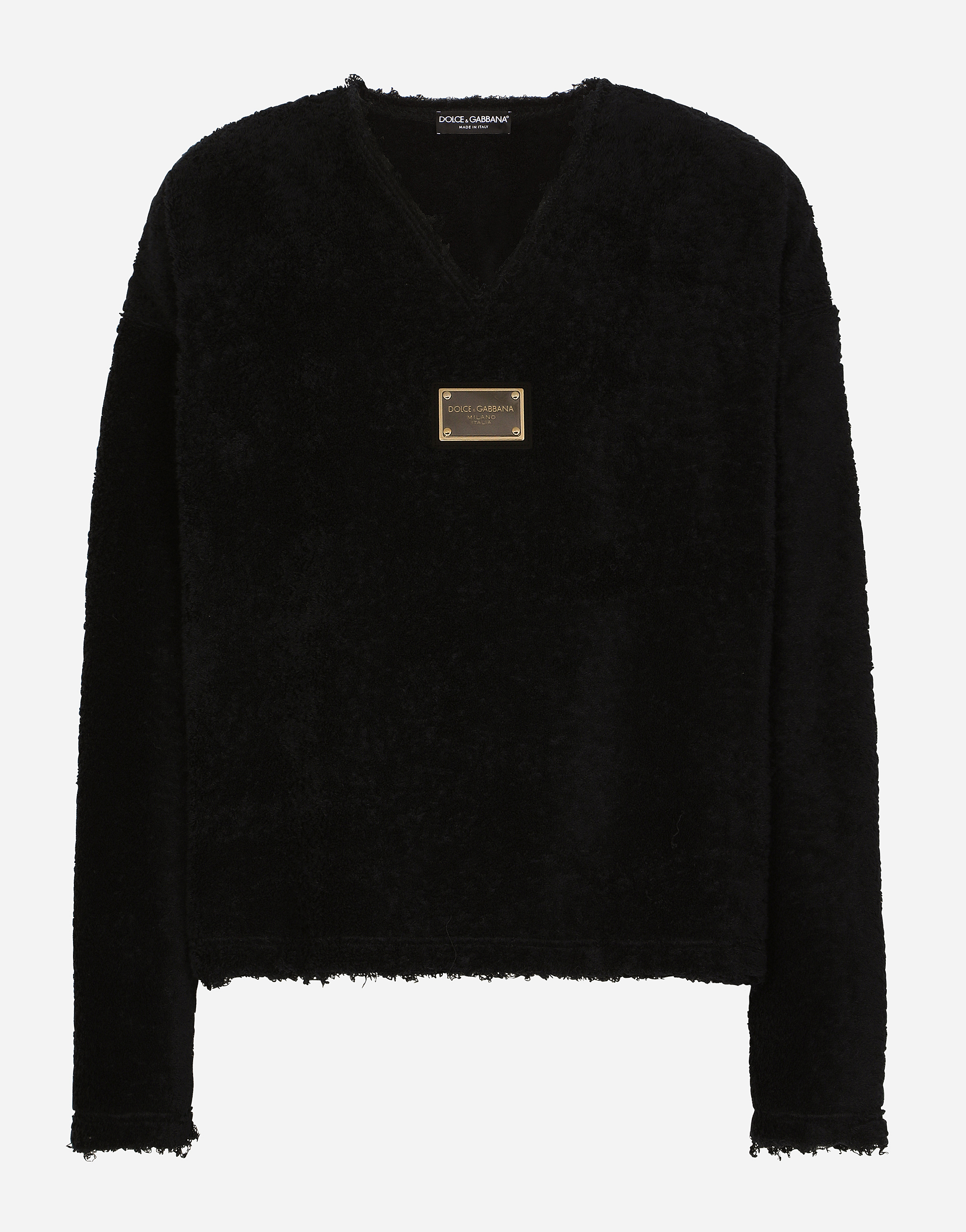 Dolce and gabbana black jumper sale