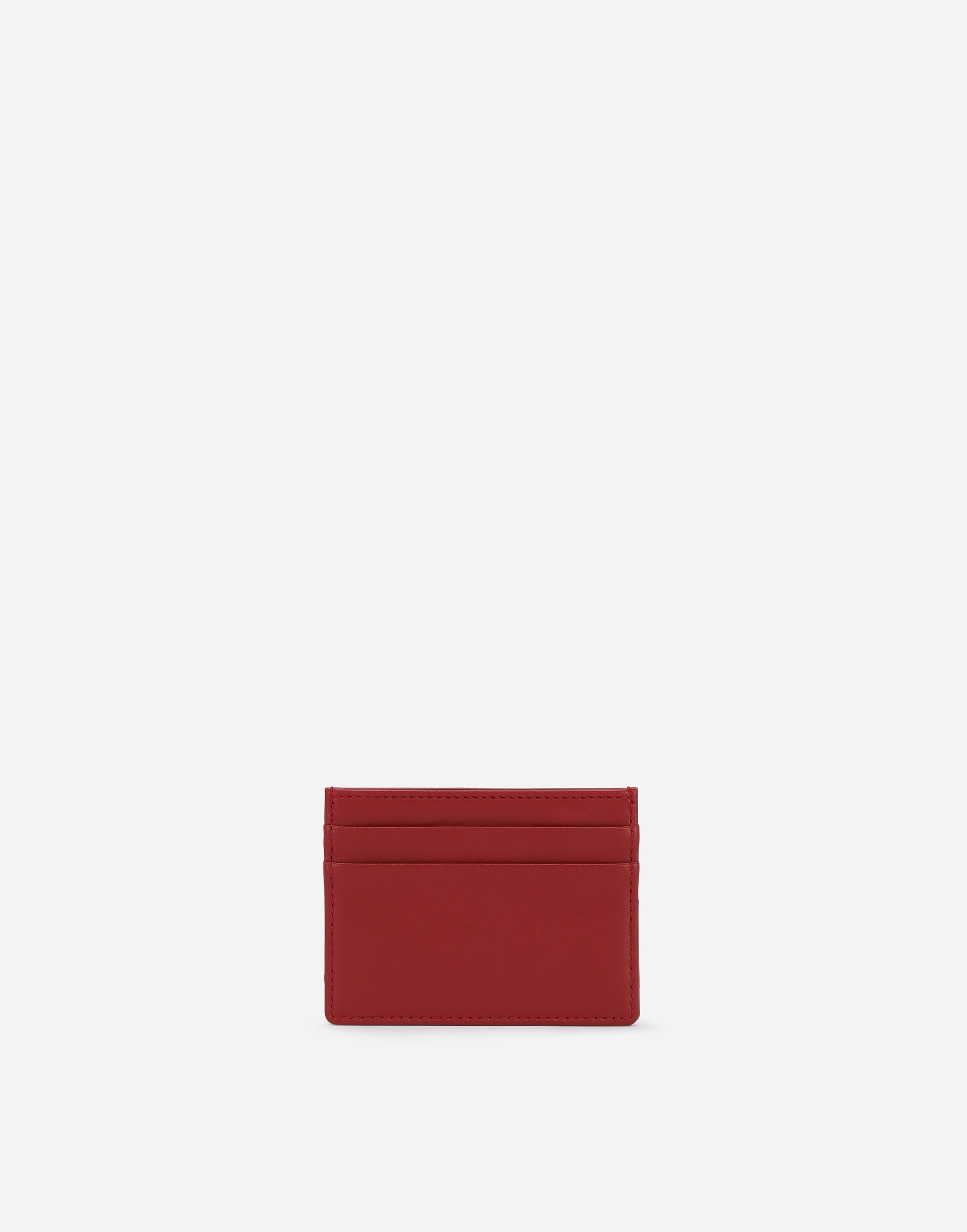 Shop Dolce & Gabbana Devotion Card Holder In Red