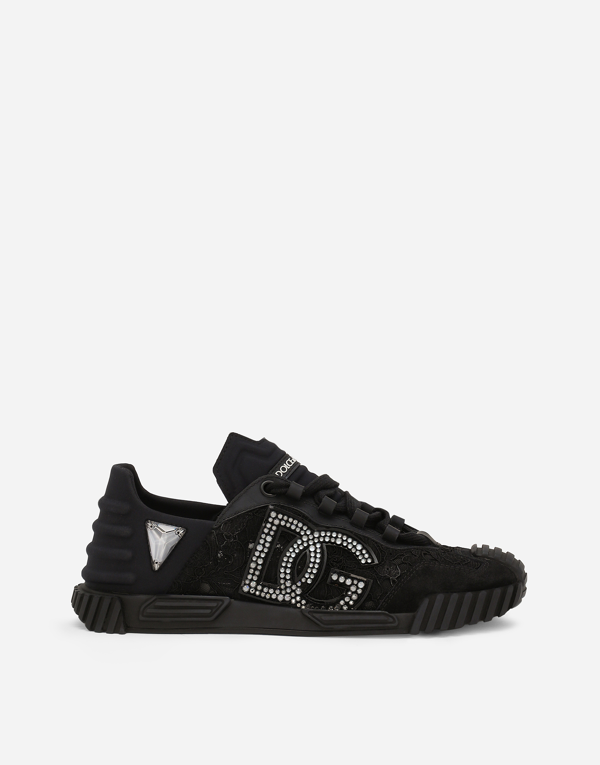 Lace NS1 sneakers in Black for Women Dolce Gabbana