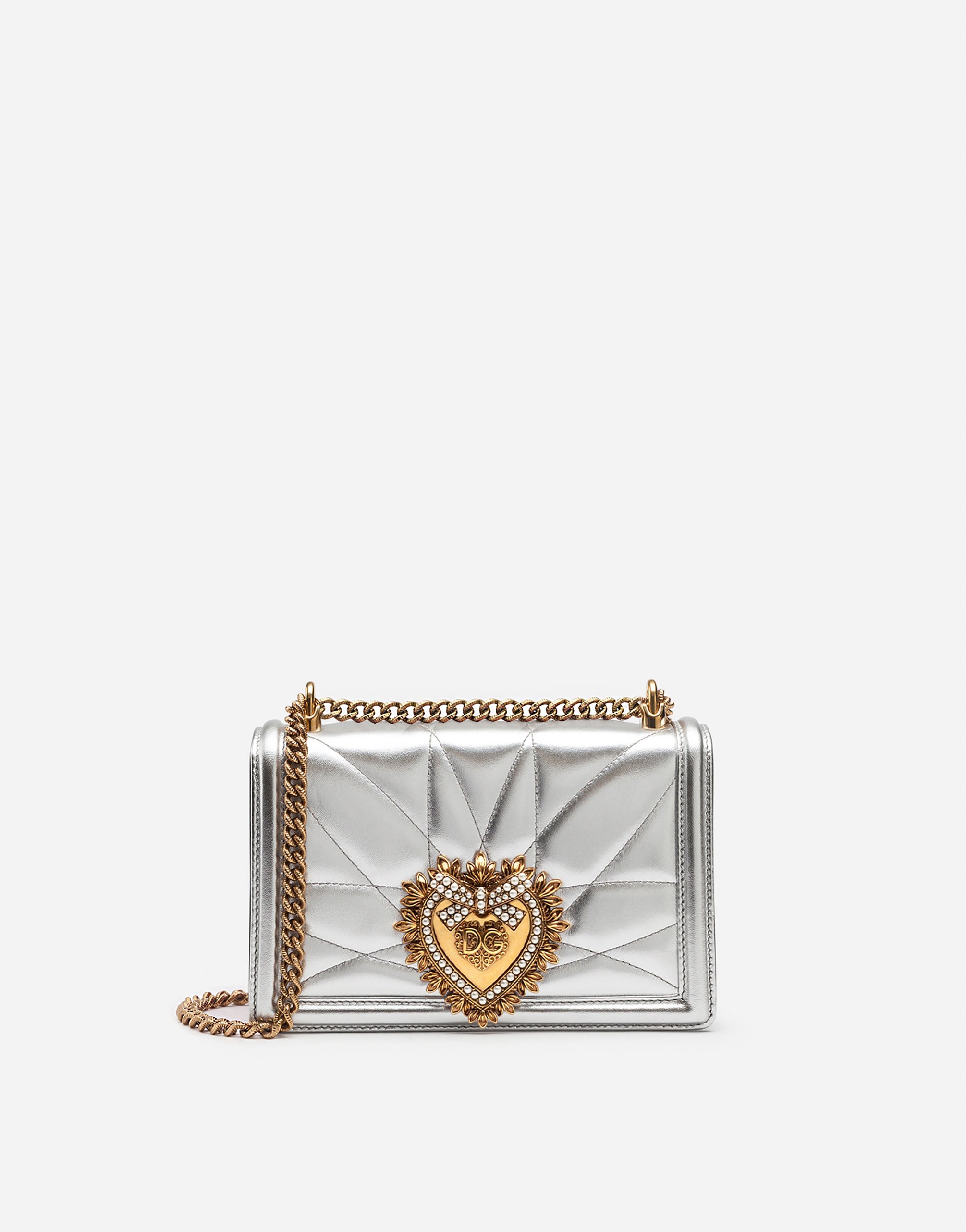 dolce & gabbana Dolce & Gabbana, Devotion embellished quilted leather  shoulder bag, NET-A-PORTER.COM