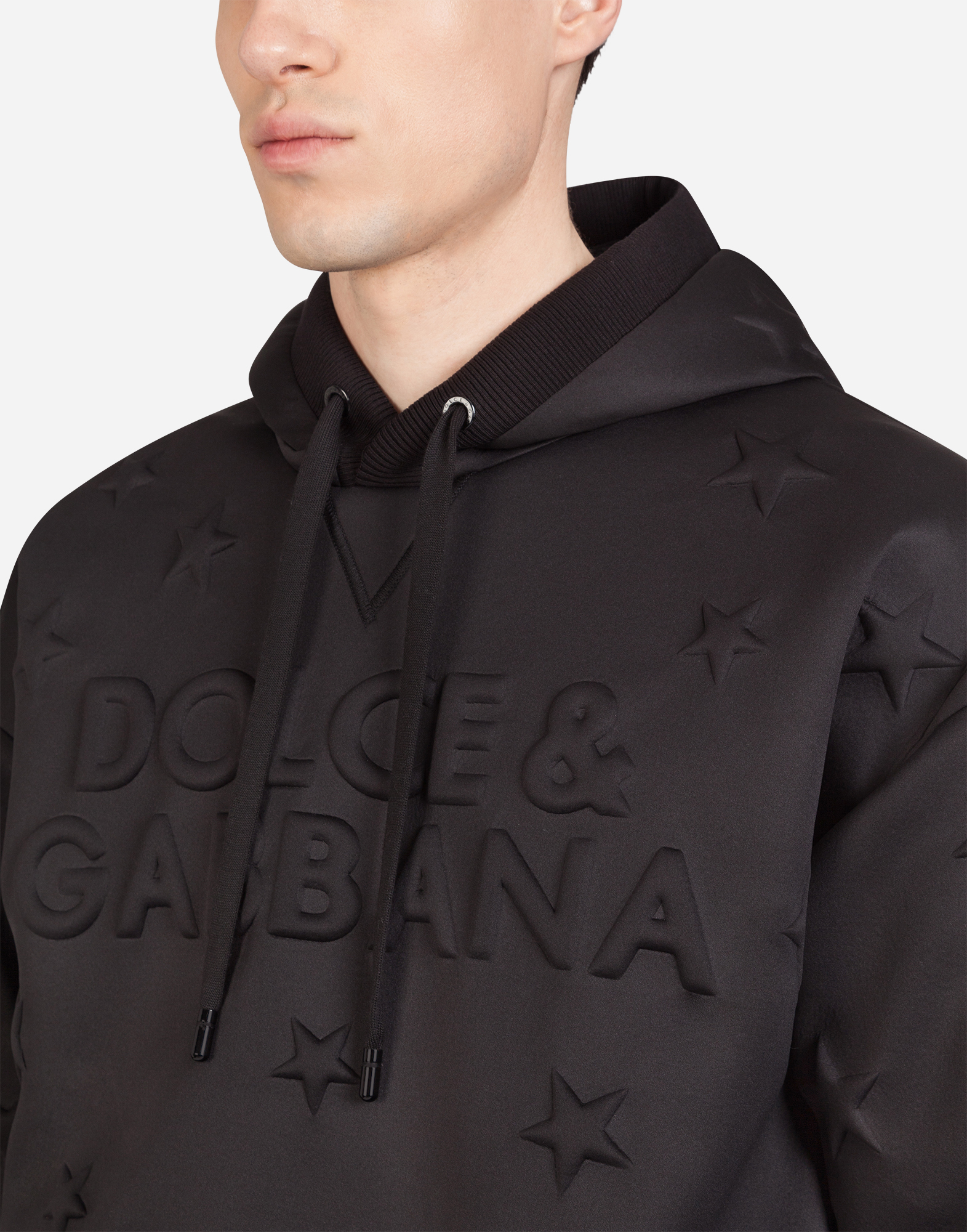 Sweatshirts for Men | Dolce&Gabbana - HOODIE WITH DG LOGO AND THREE ...