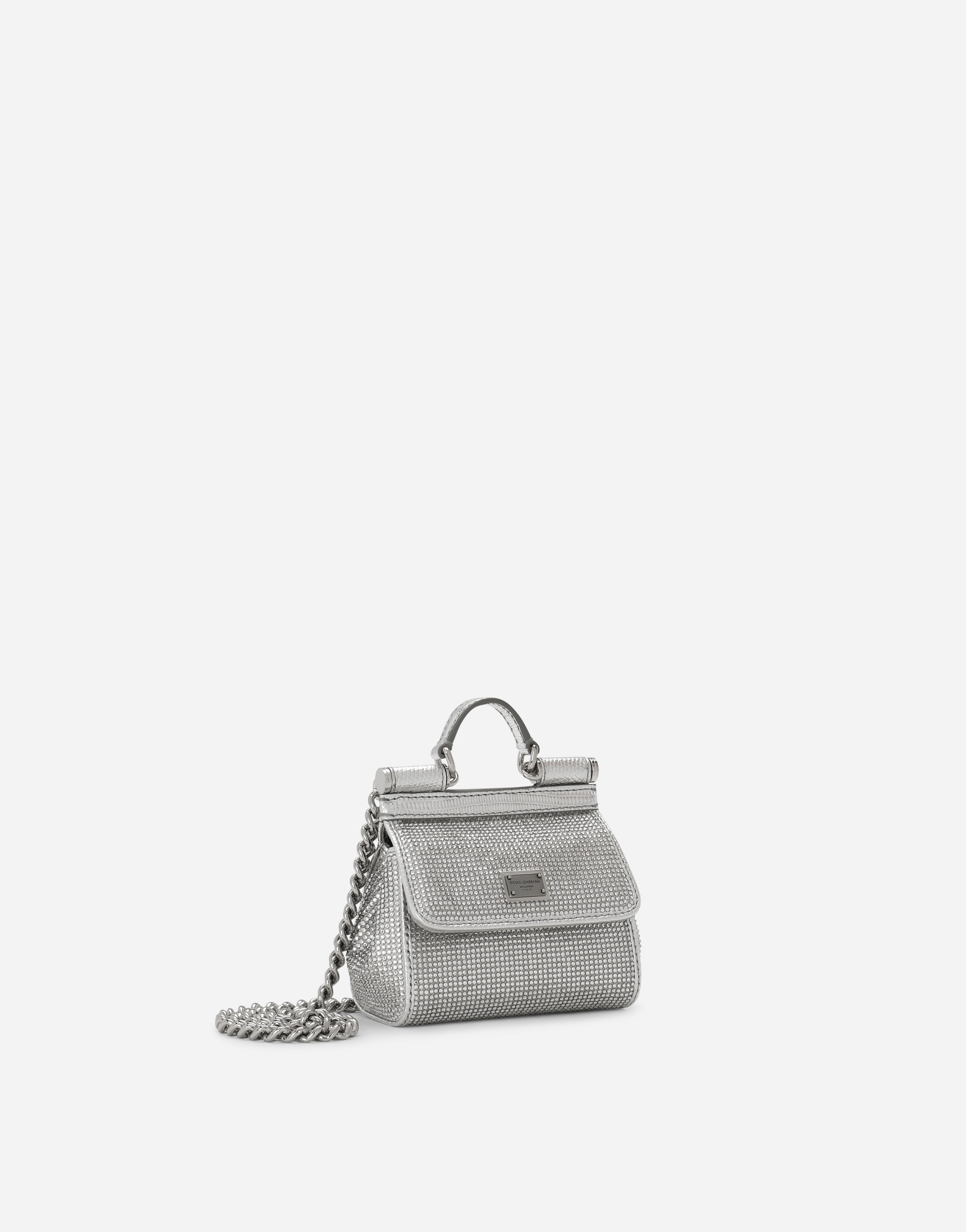 Dolce & Gabbana Silver Kim Kardashian Small Sicily Bag