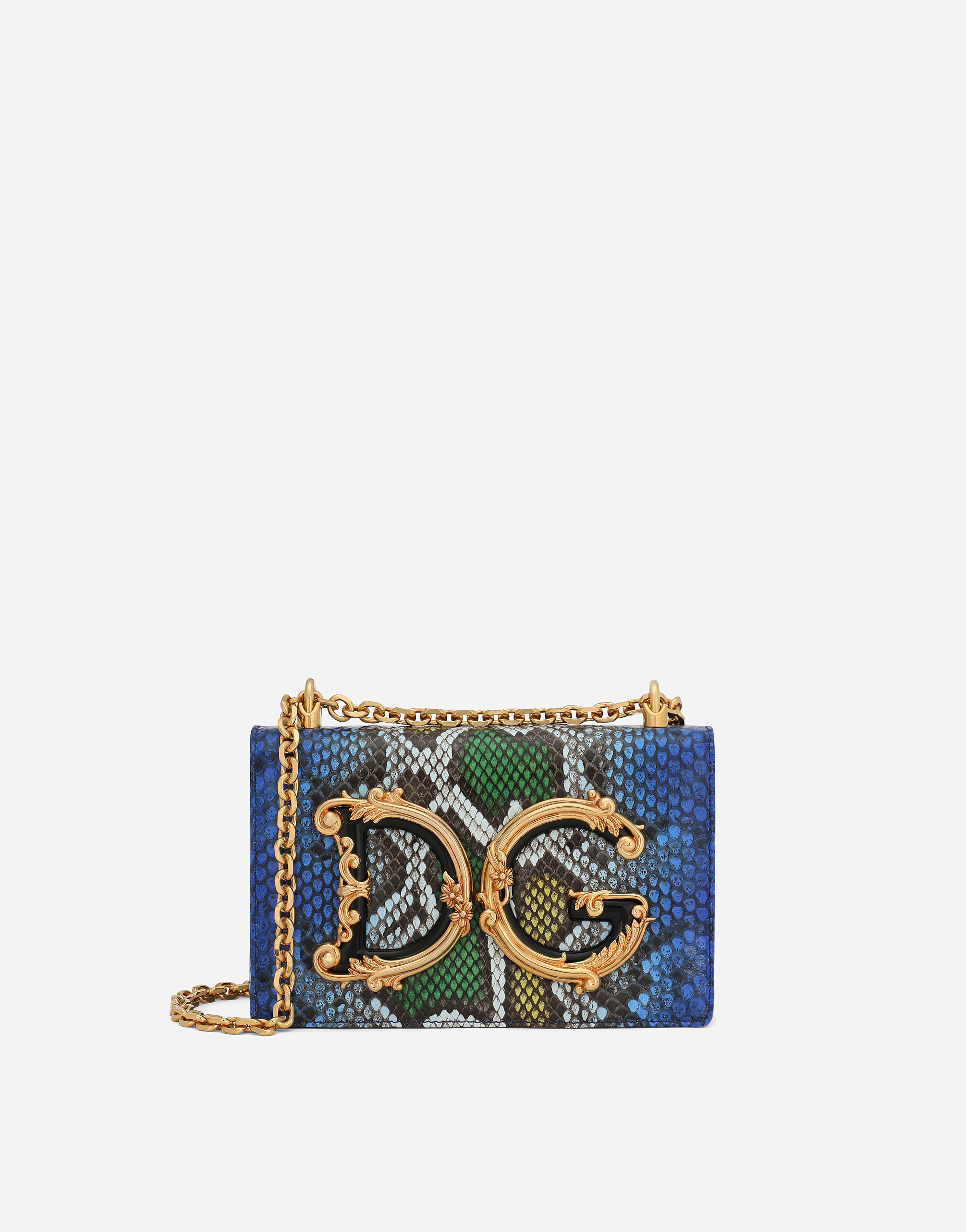 Medium DG Girls shoulder bag in Blue for Women | Dolce&Gabbana®